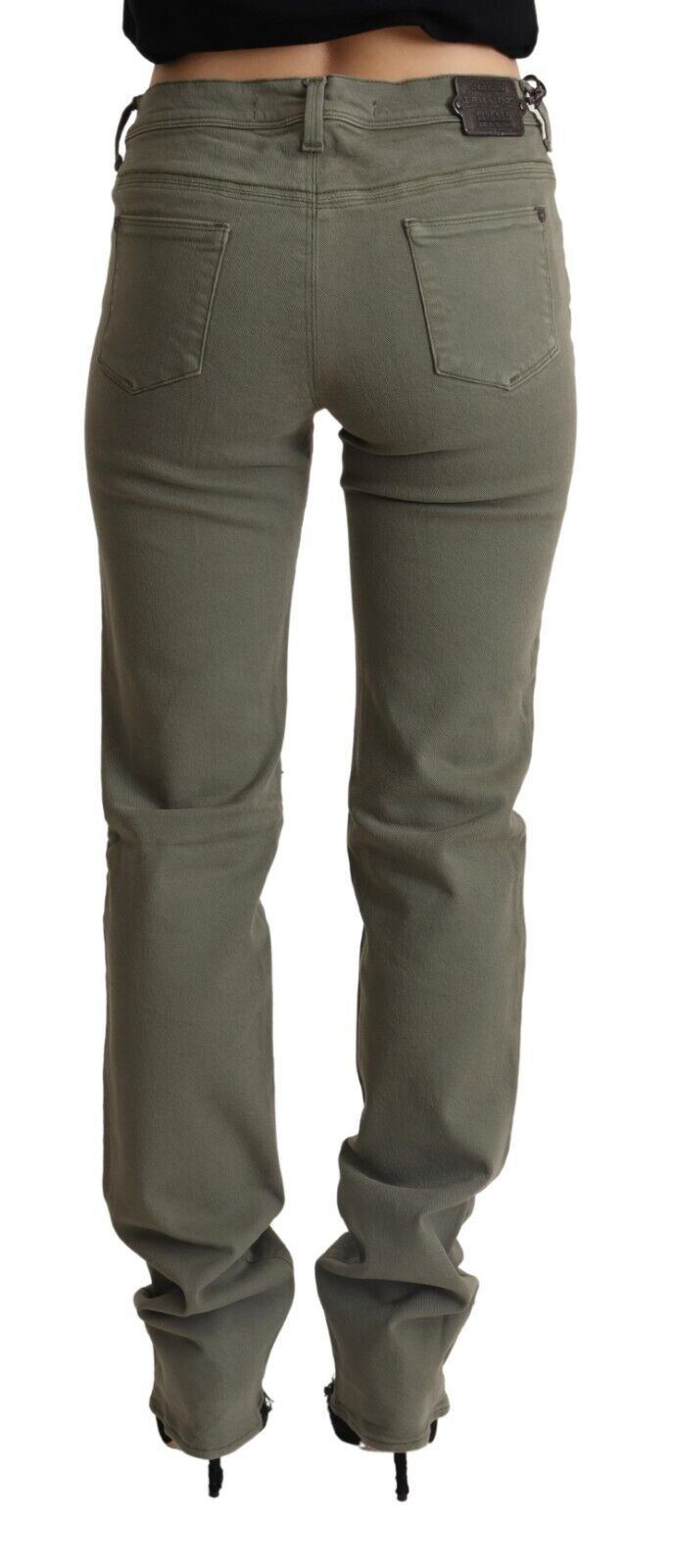 Ermanno Scervino – Schicke Skinny-Jeans in Grau mit niedriger Taille