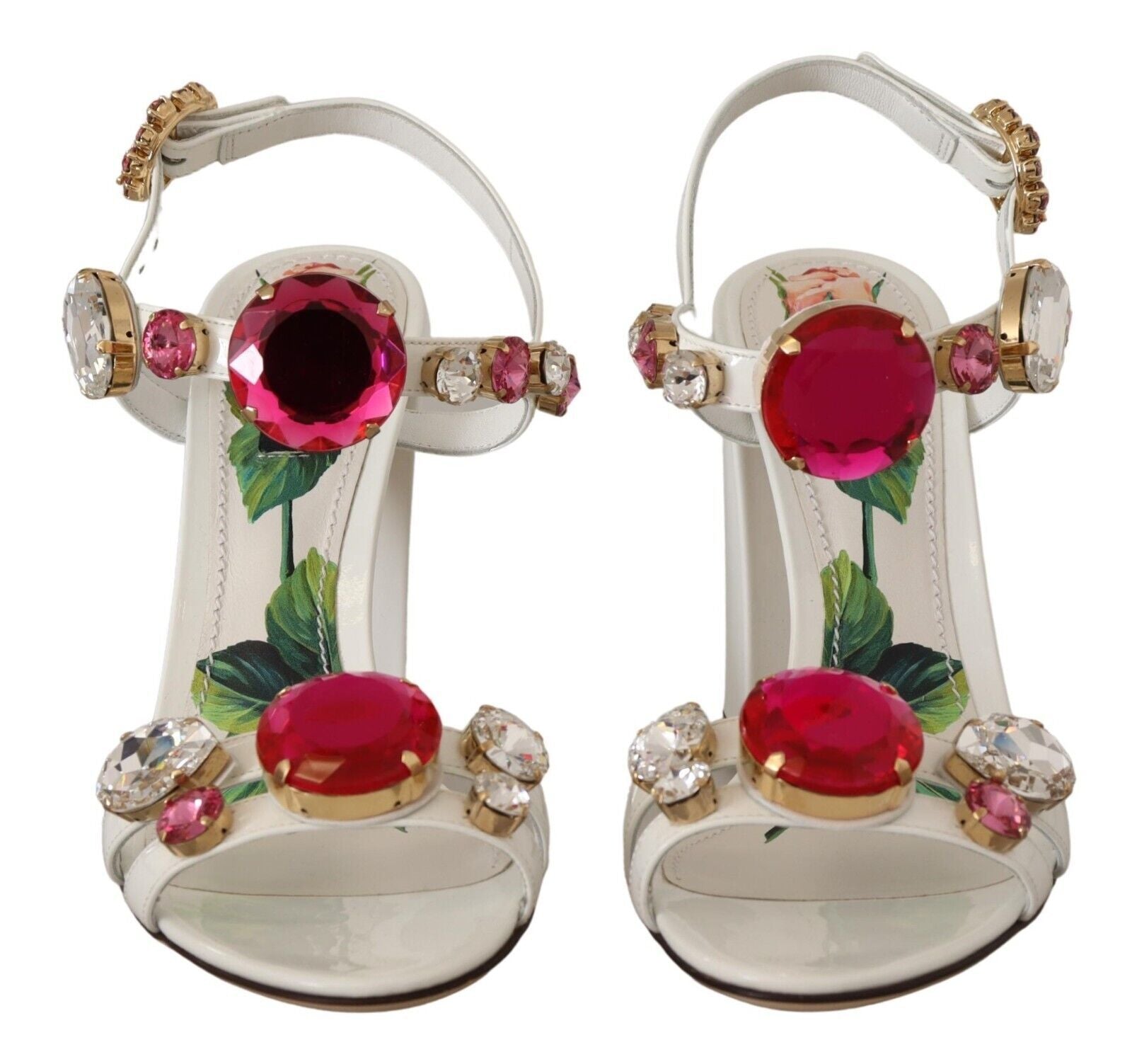 Dolce & Gabbana Keira Heels mit Knöchelriemen und Kristallverzierung