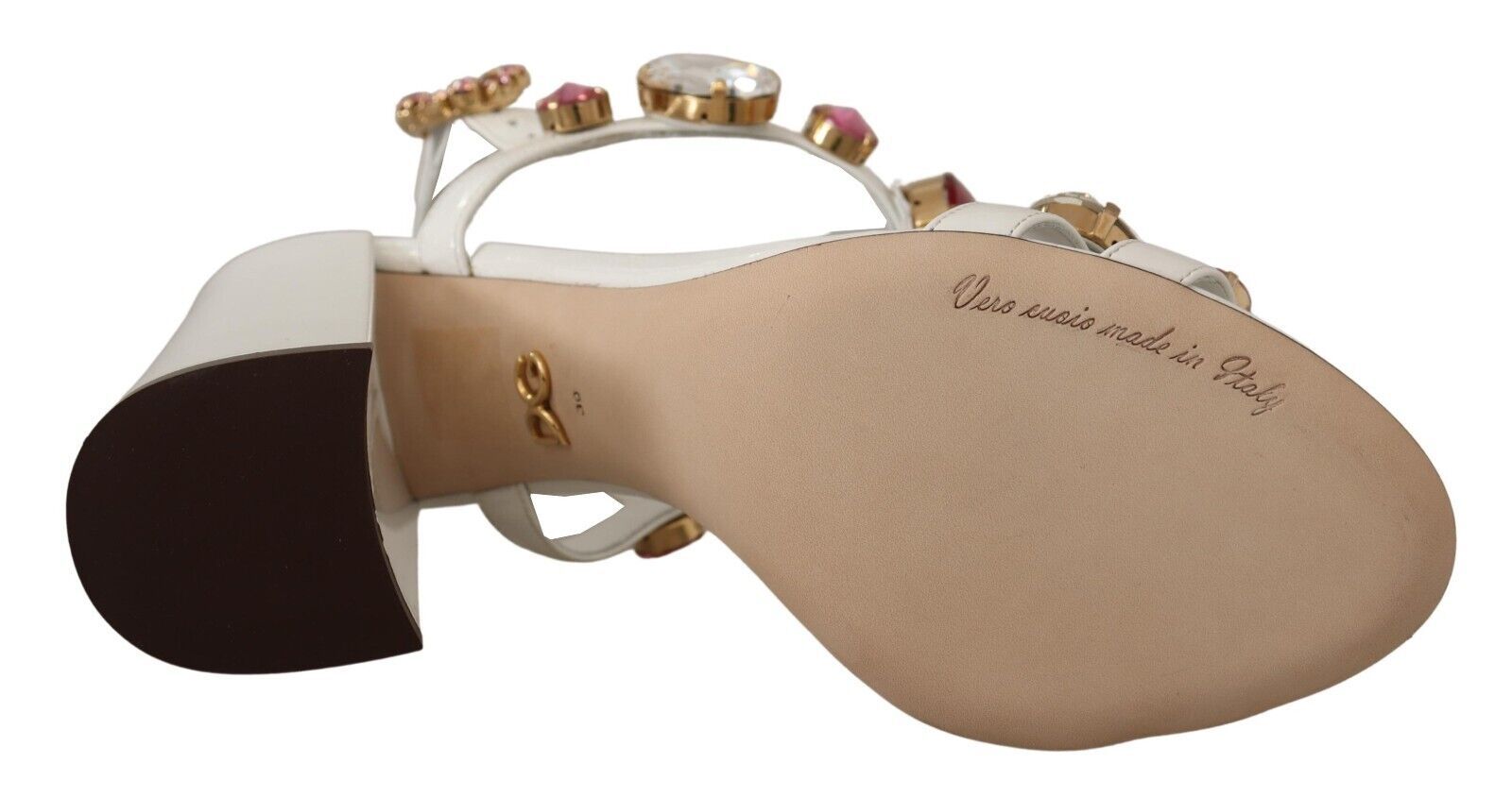 Dolce & Gabbana Keira Heels mit Knöchelriemen und Kristallverzierung