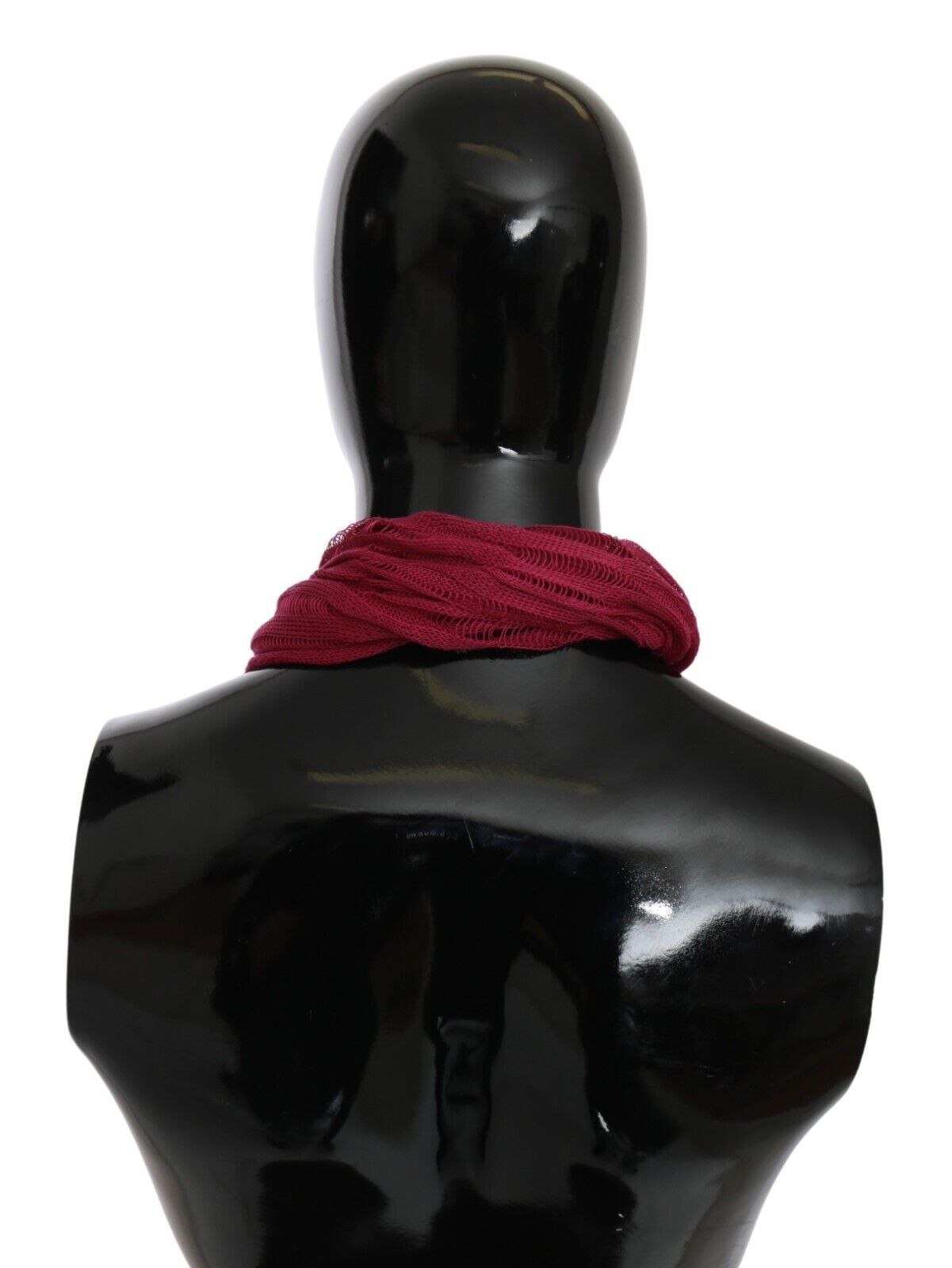 Eșarfă John Galliano Bordeaux Elegance Foulard Shawl