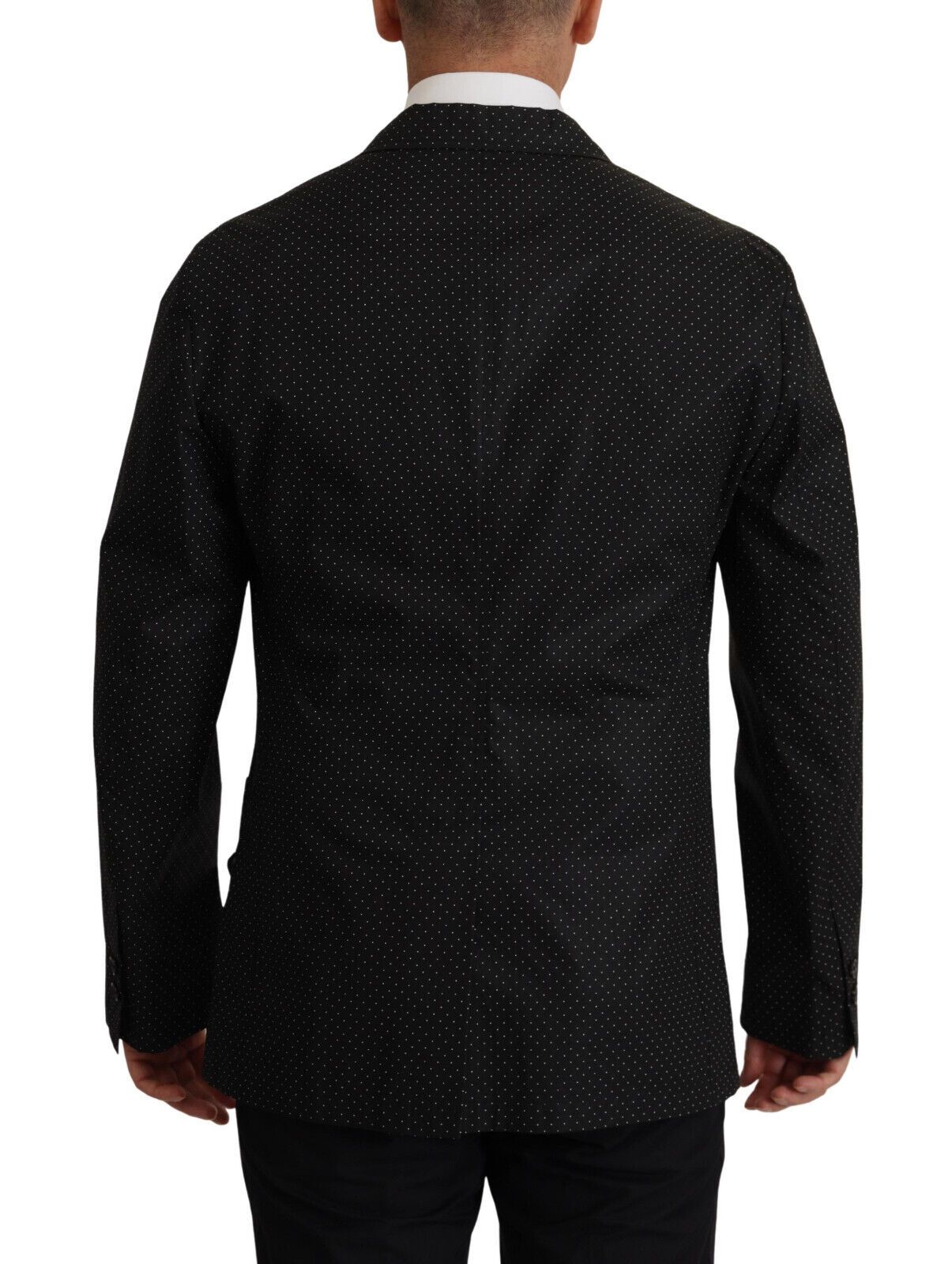 Dolce & Gabbana – Schmaler, zweireihiger Blazer mit Polka Dots