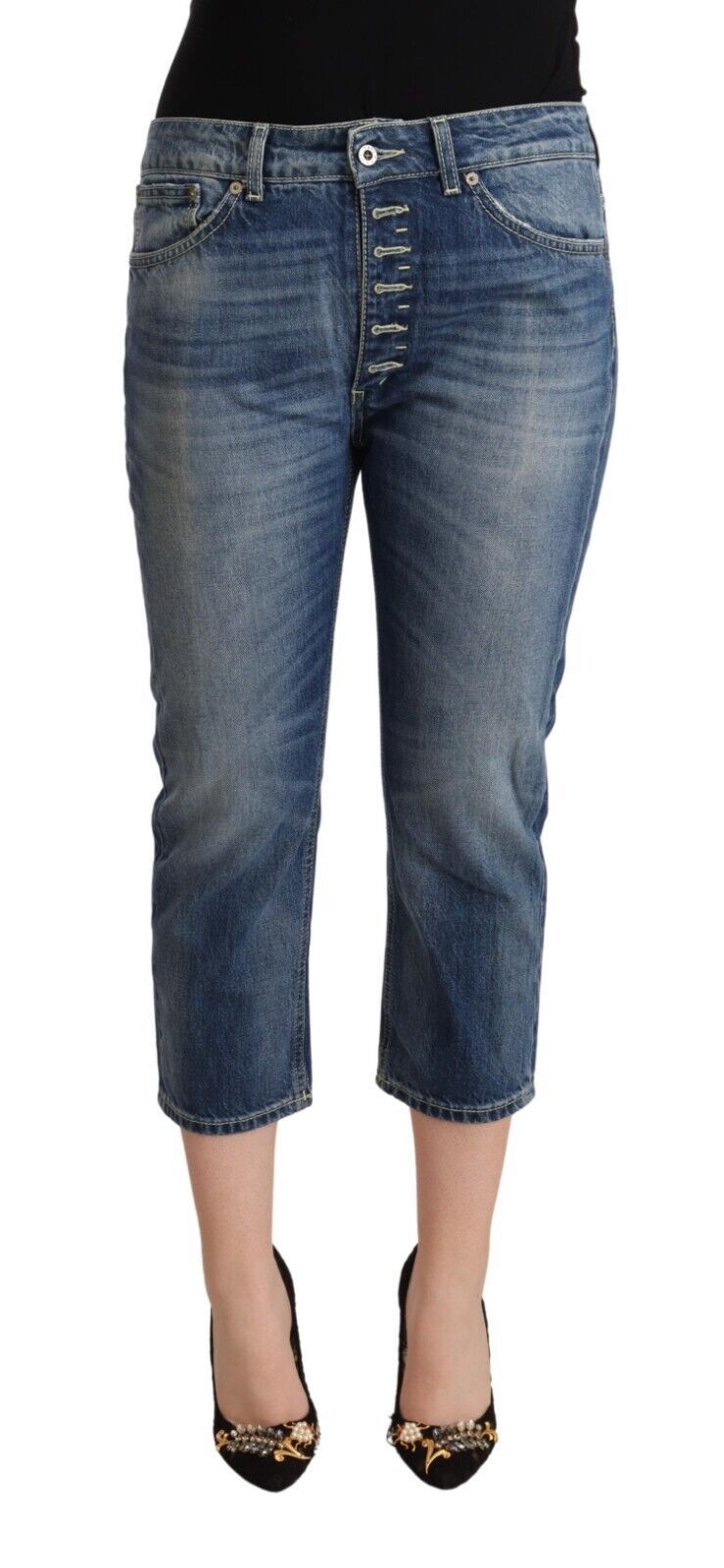 Dondup Elegante Jeans aus Baumwolldenim mit mittlerer Taille