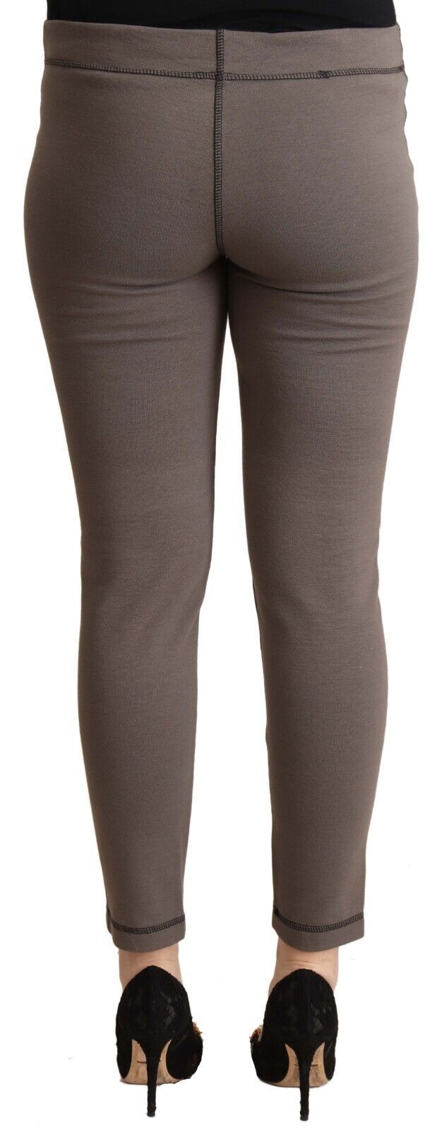 Pantaloni skinny gri cu talie medie John Galliano Chic pentru un stil sofisticat