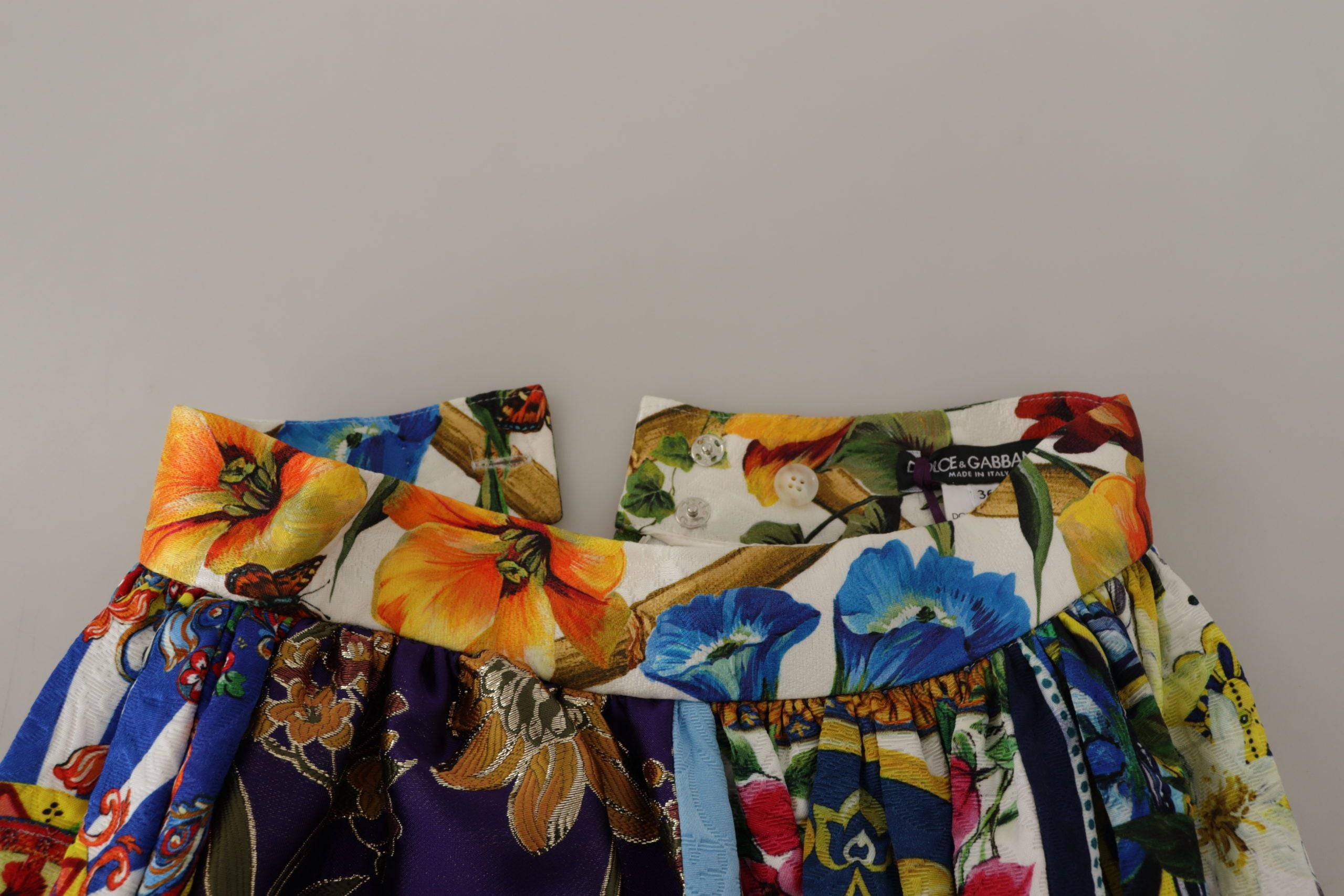 Dolce & Gabbana Maxirock mit hoher Taille und sizilianischen Mustern