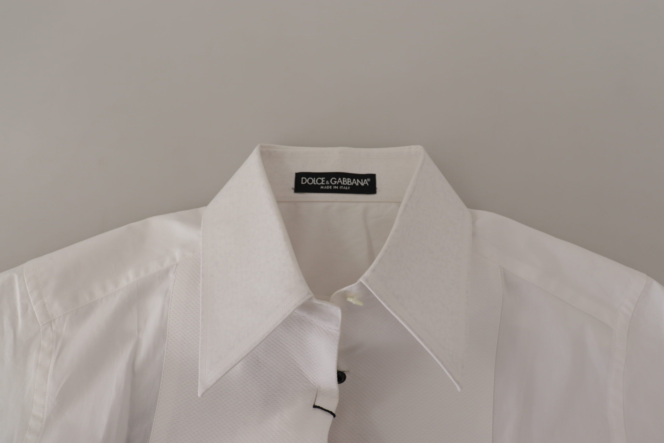 Bluză elegantă fără mâneci, tip smoking, cu nasturi din cristale, Dolce & Gabbana