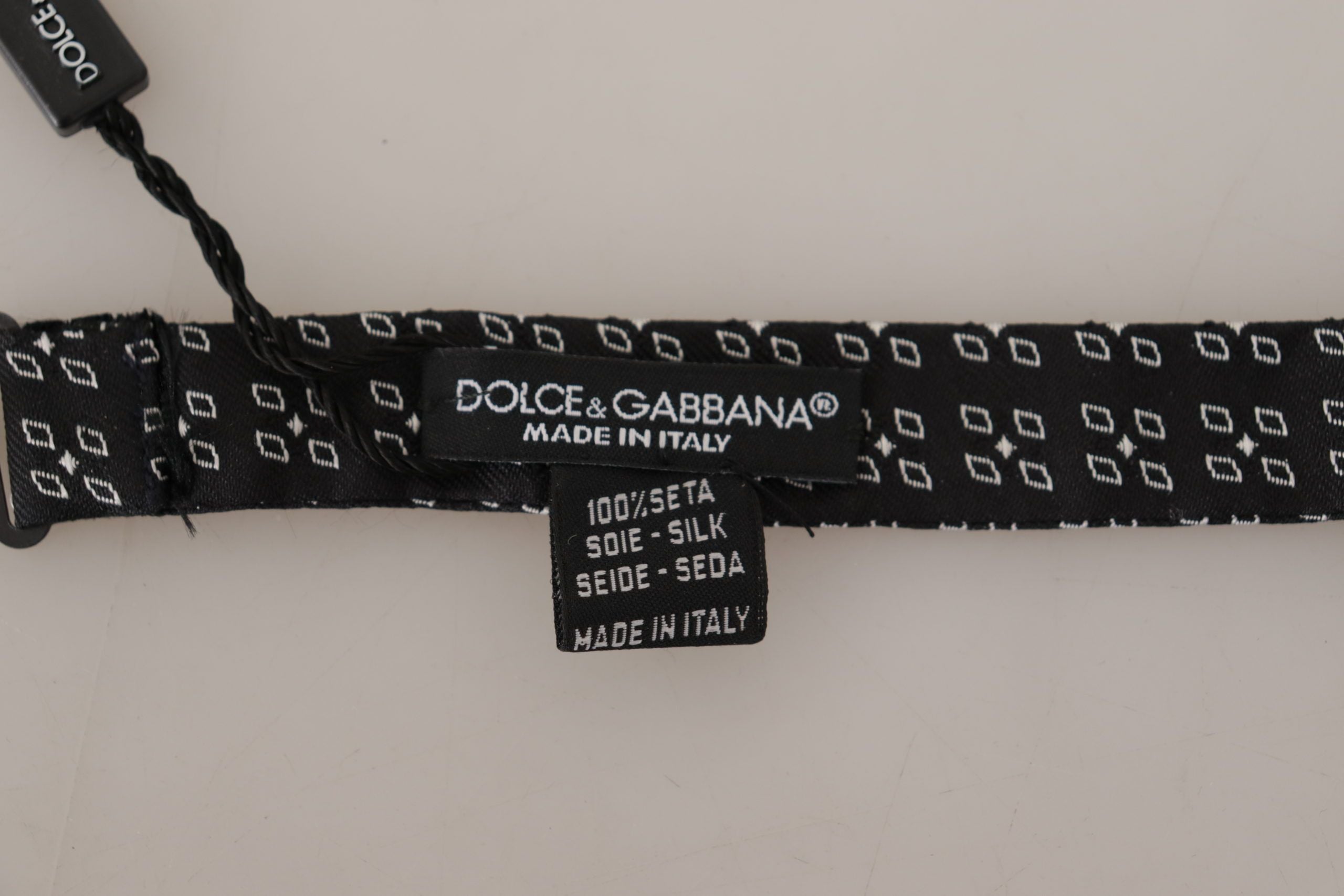 Papion elegant din mătase cu buline Dolce & Gabbana