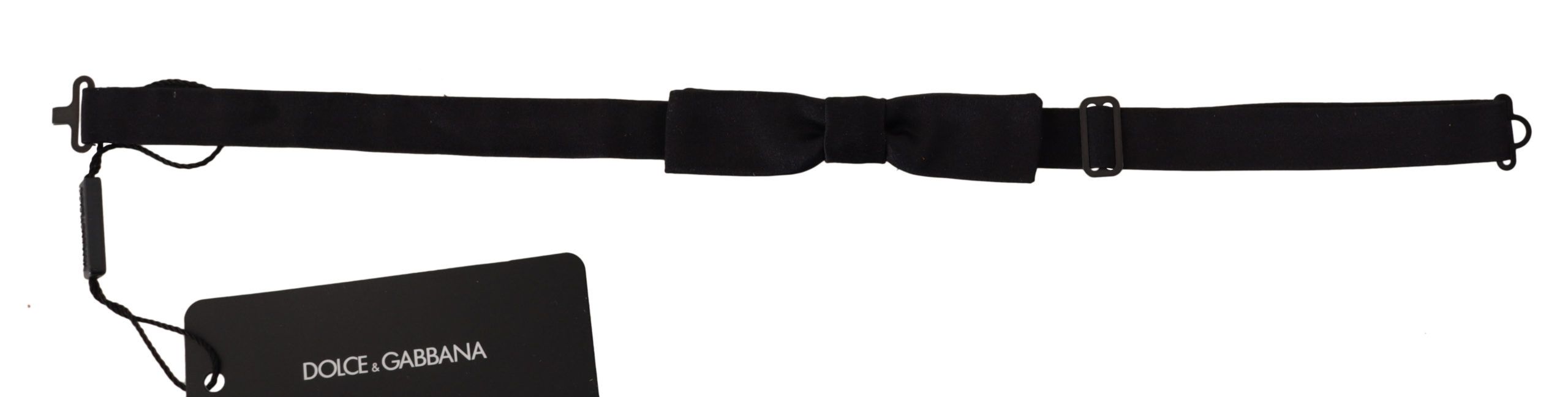 Papion elegant din mătase neagră Dolce & Gabbana