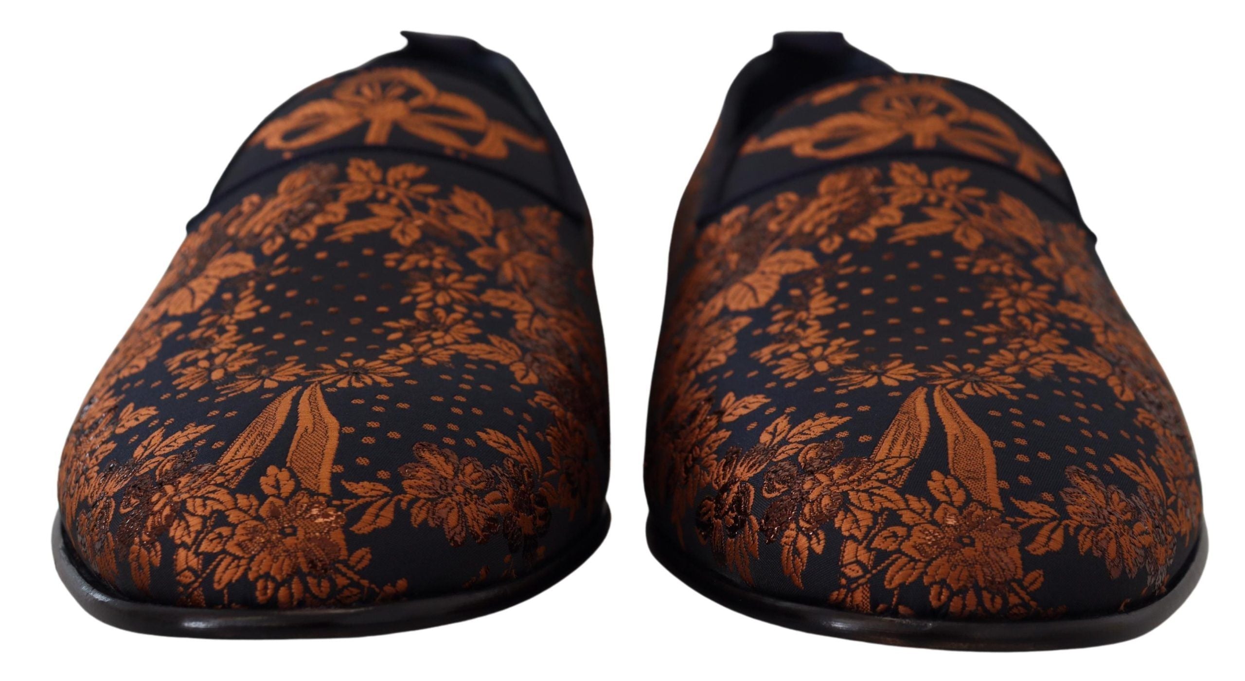 Dolce & Gabbana – Elegante Slip-On-Loafer mit Blumenmuster