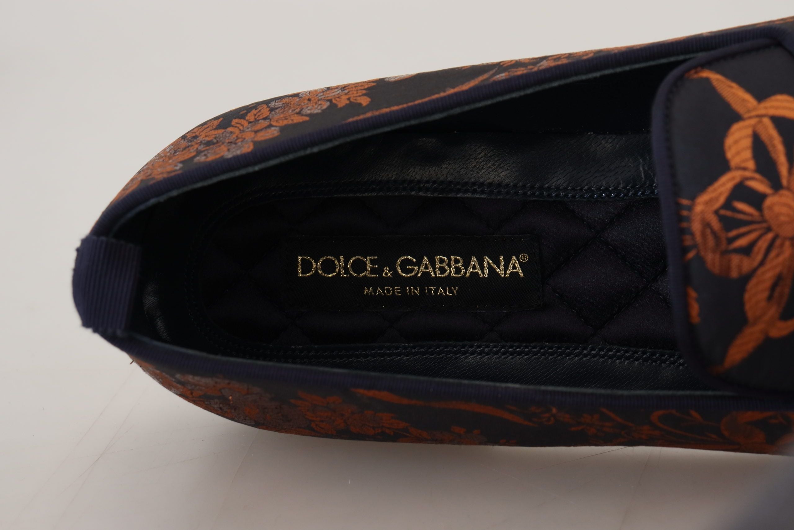 Dolce & Gabbana – Elegante Slip-On-Loafer mit Blumenmuster