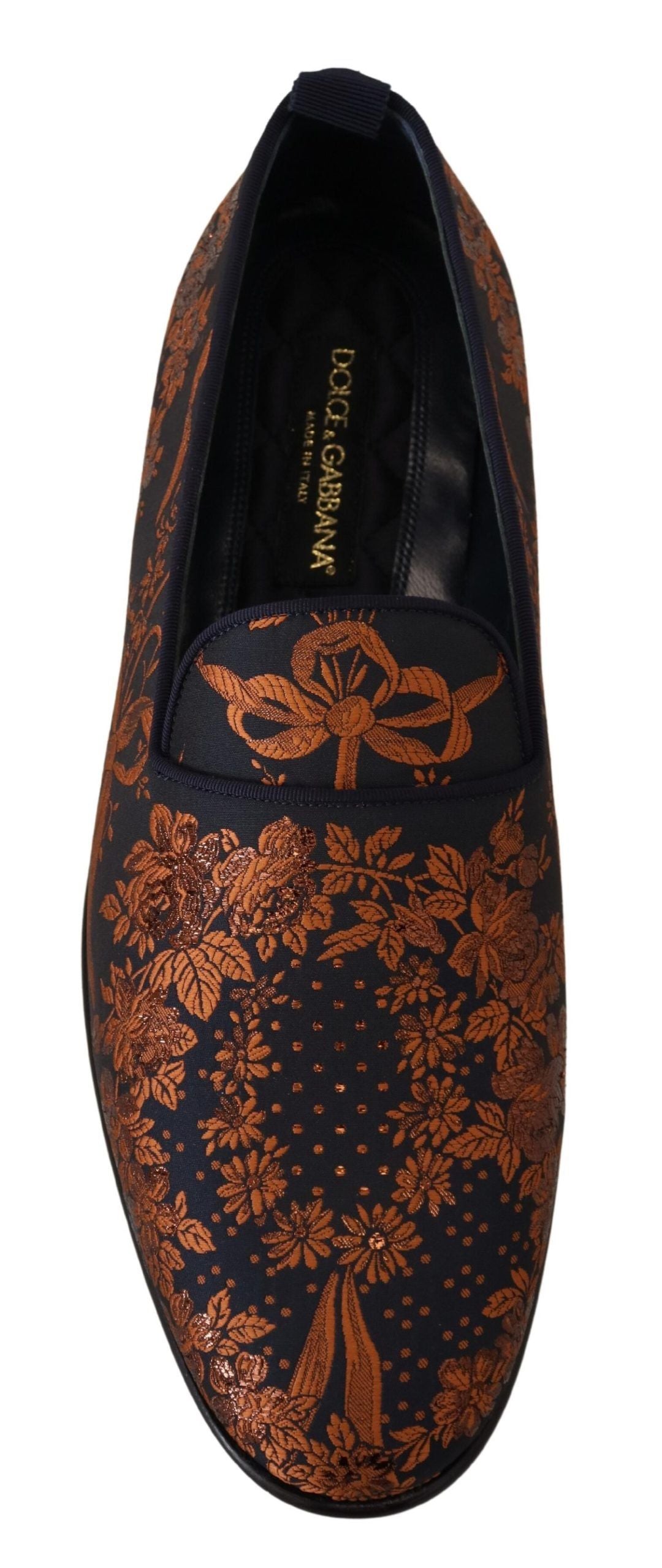 Dolce & Gabbana – Elegante Slip-On-Loafer mit Blumenmuster