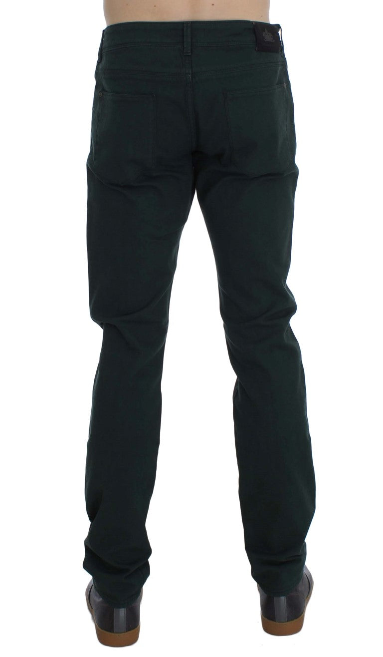 Ermanno Scervino Schicke grüne Jeans mit geradem Schnitt