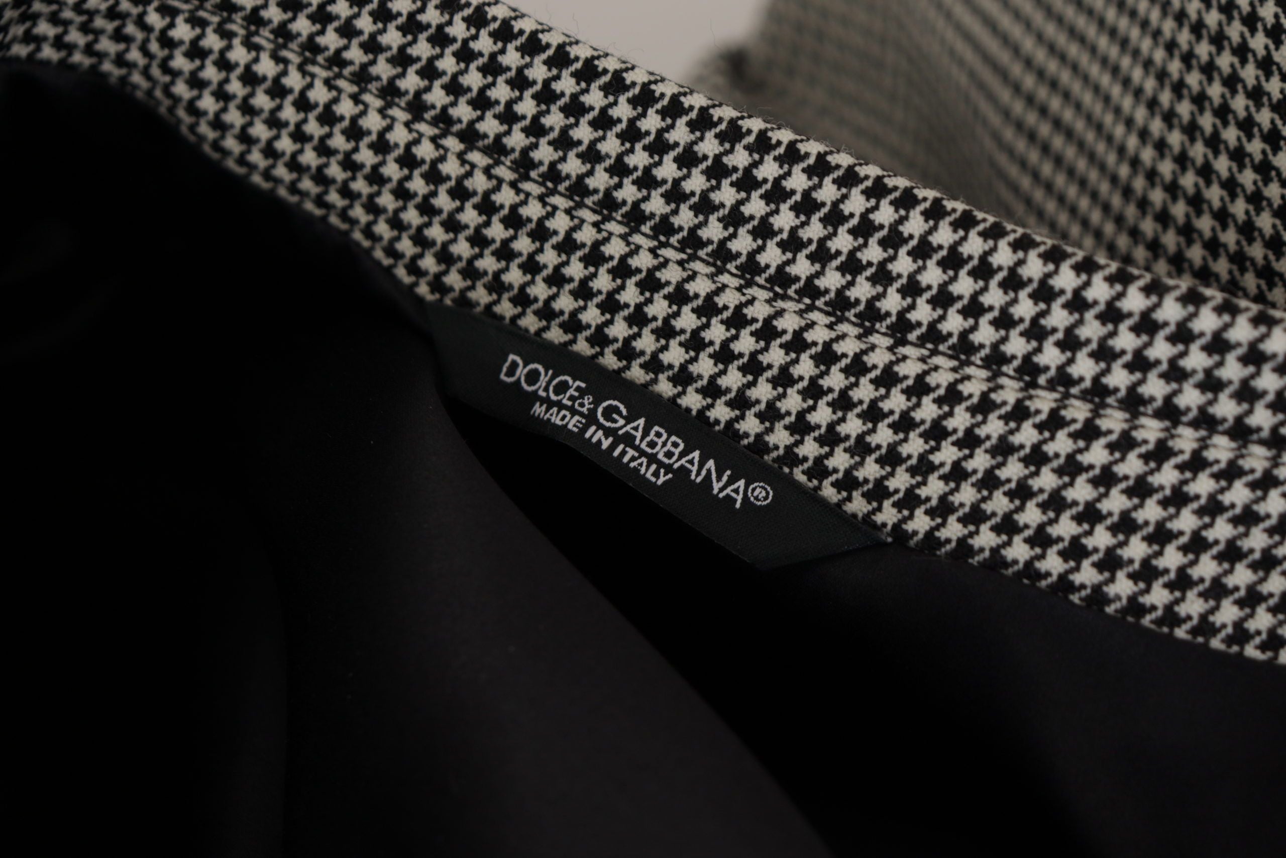 Dolce & Gabbana Eleganter grau karierter Wollblazer
