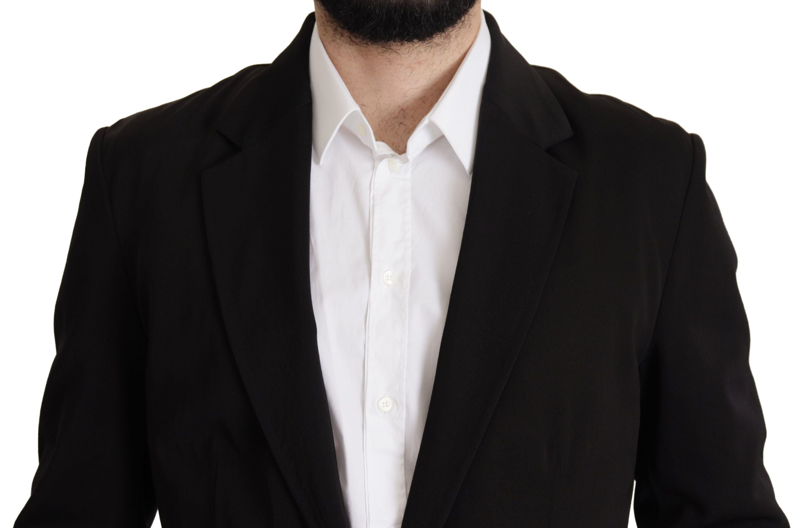 Dolce & Gabbana Elegante einreihige Jacke aus Schurwolle