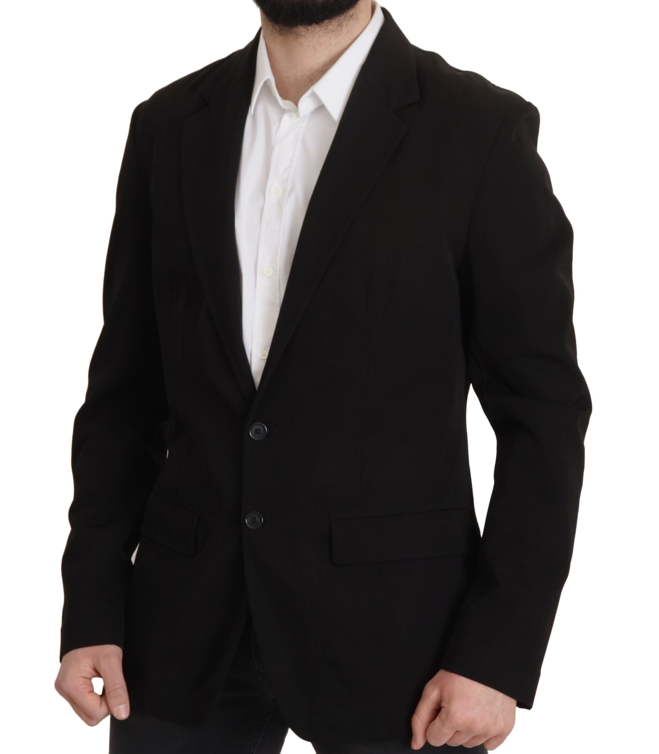 Dolce & Gabbana Elegante einreihige Jacke aus Schurwolle