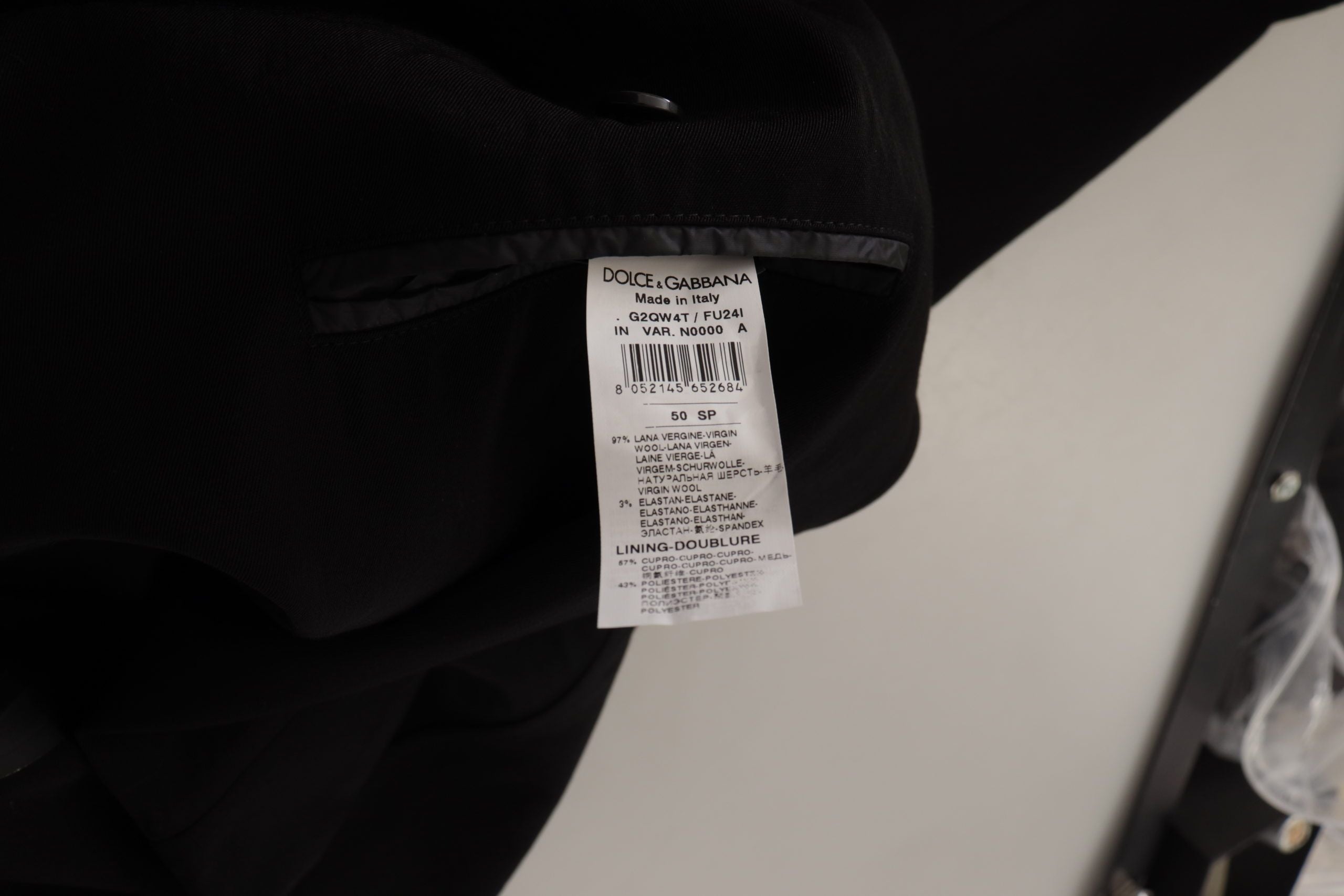 Dolce & Gabbana Elegante einreihige Jacke aus Schurwolle