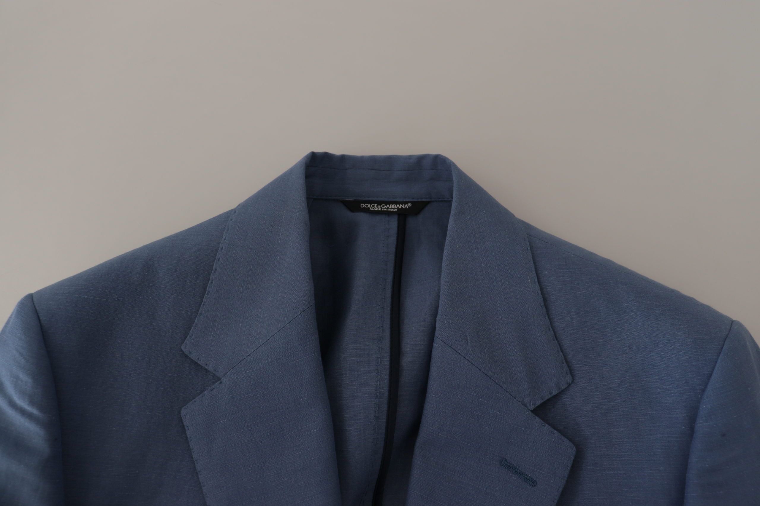 Dolce & Gabbana Elegante einreihige Leinenjacke