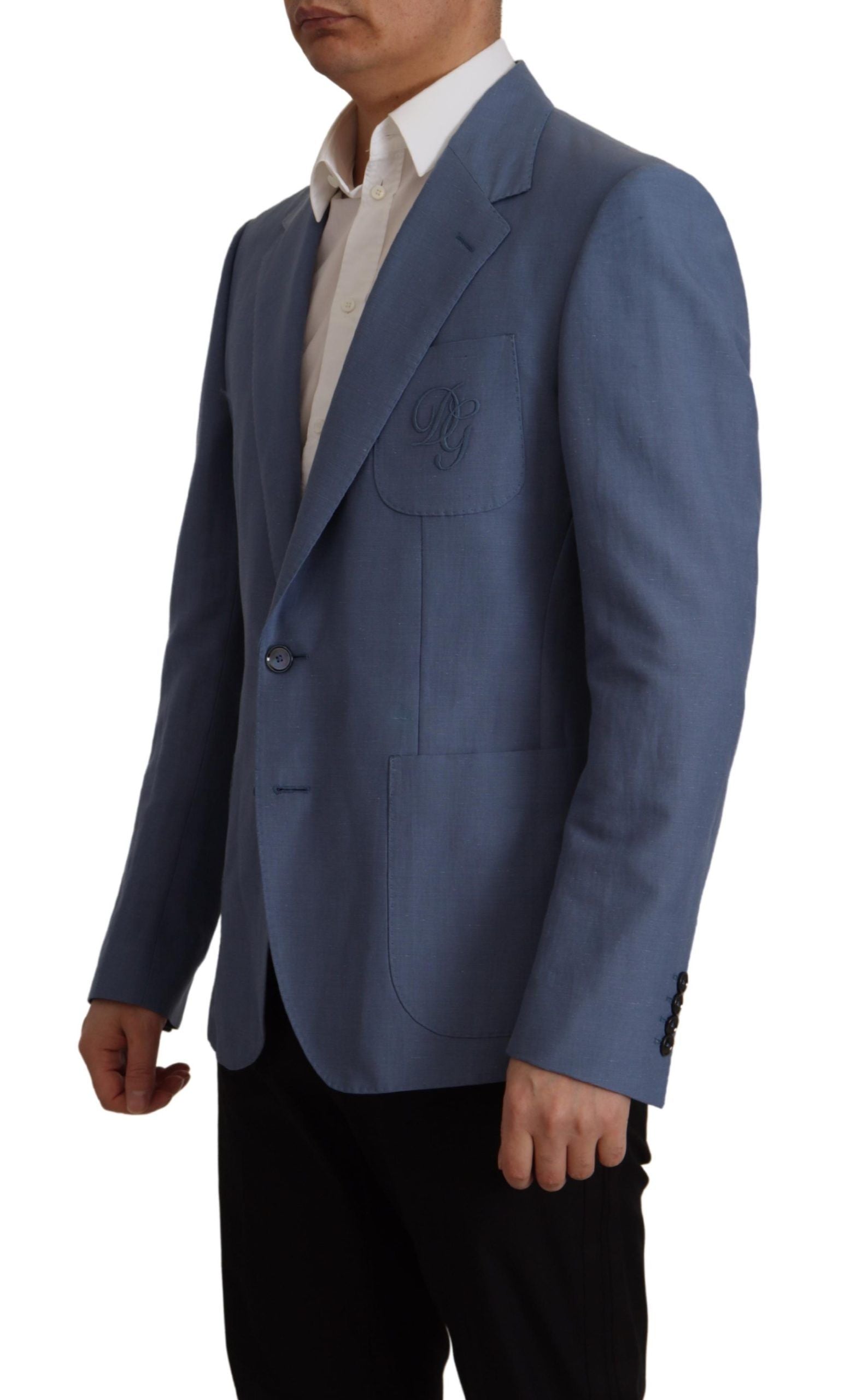 Dolce & Gabbana Elegante einreihige Leinenjacke