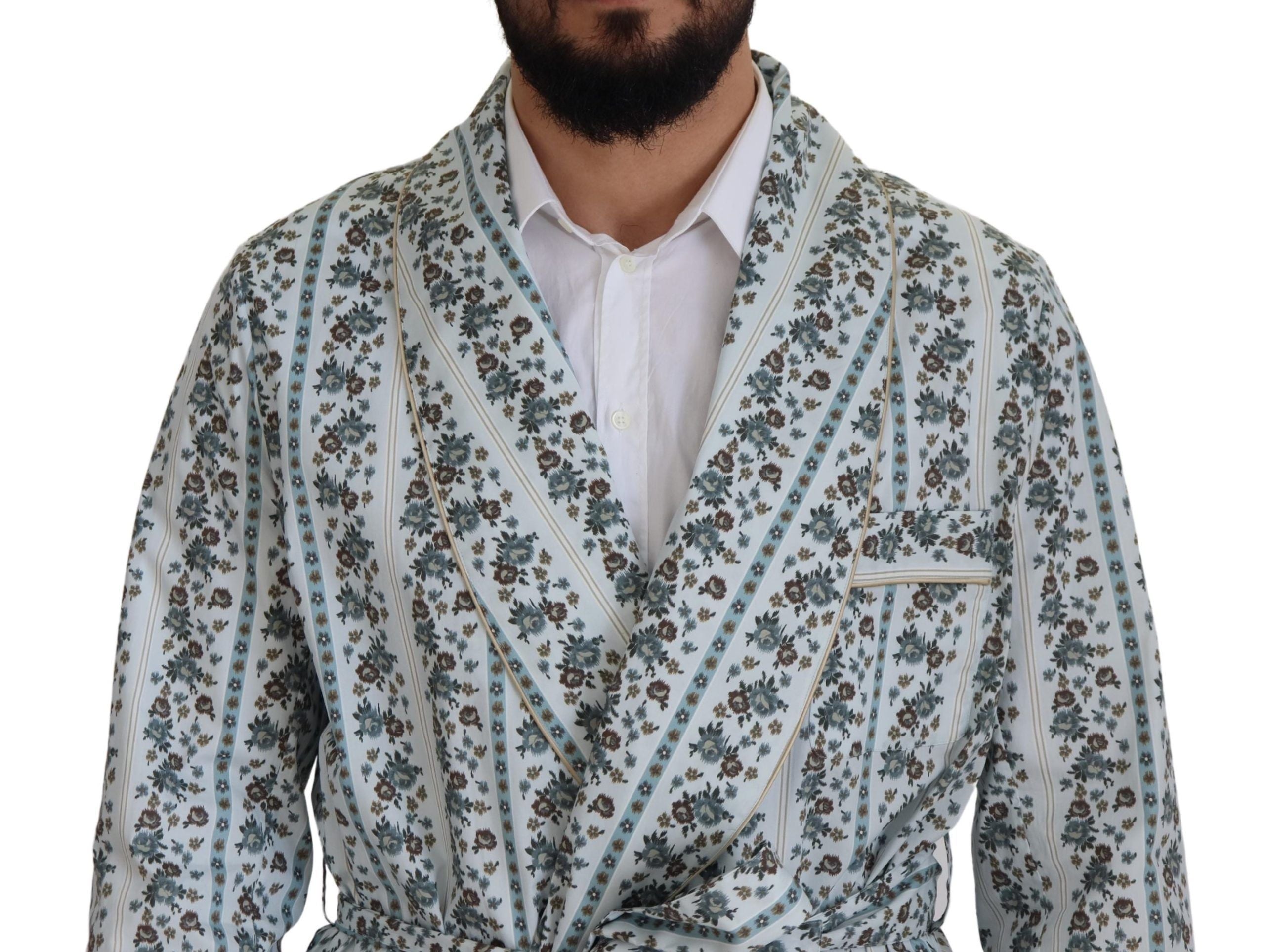 Dolce & Gabbana Jachetă elegantă din bumbac cu imprimeu floral