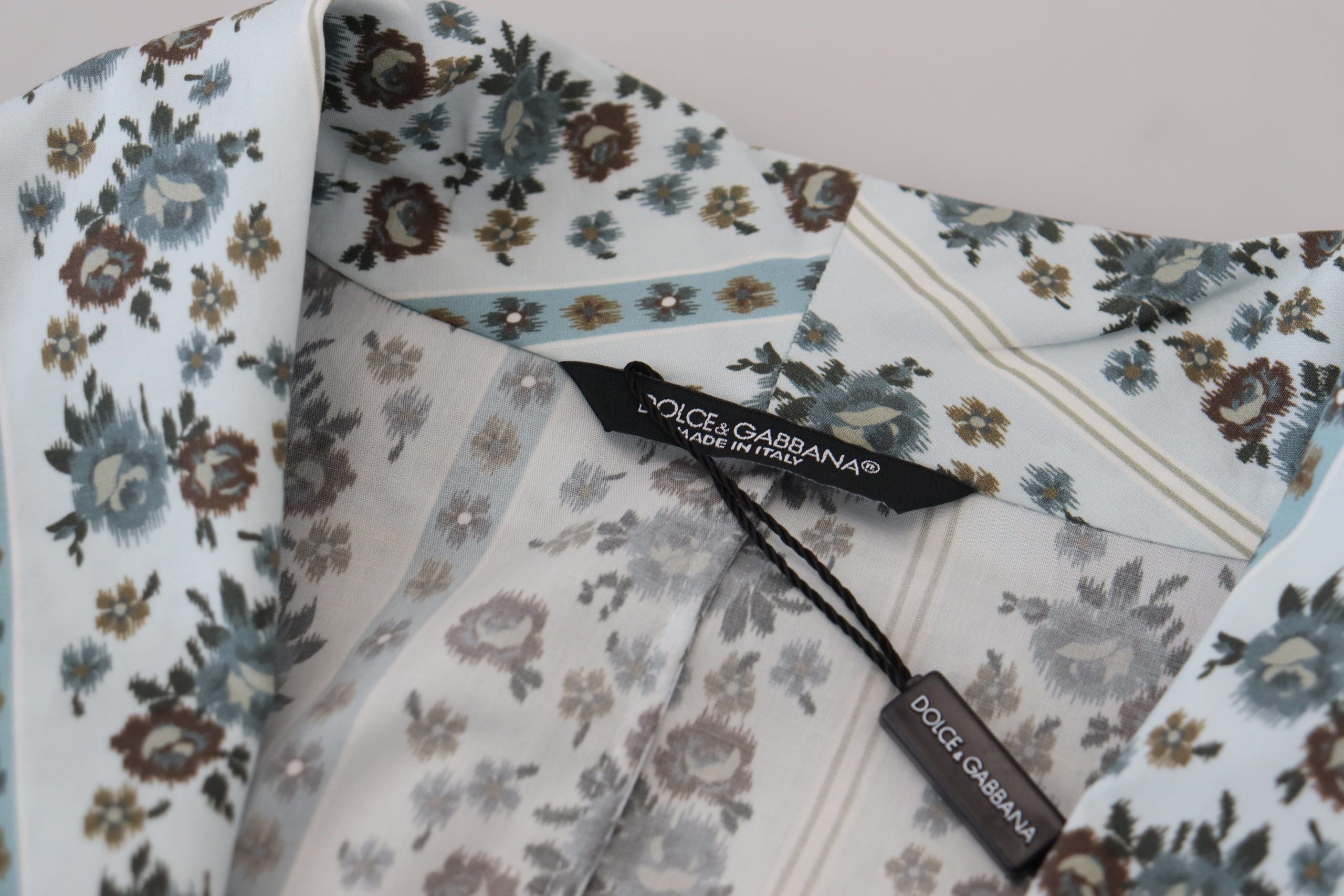 Dolce & Gabbana Jachetă elegantă din bumbac cu imprimeu floral