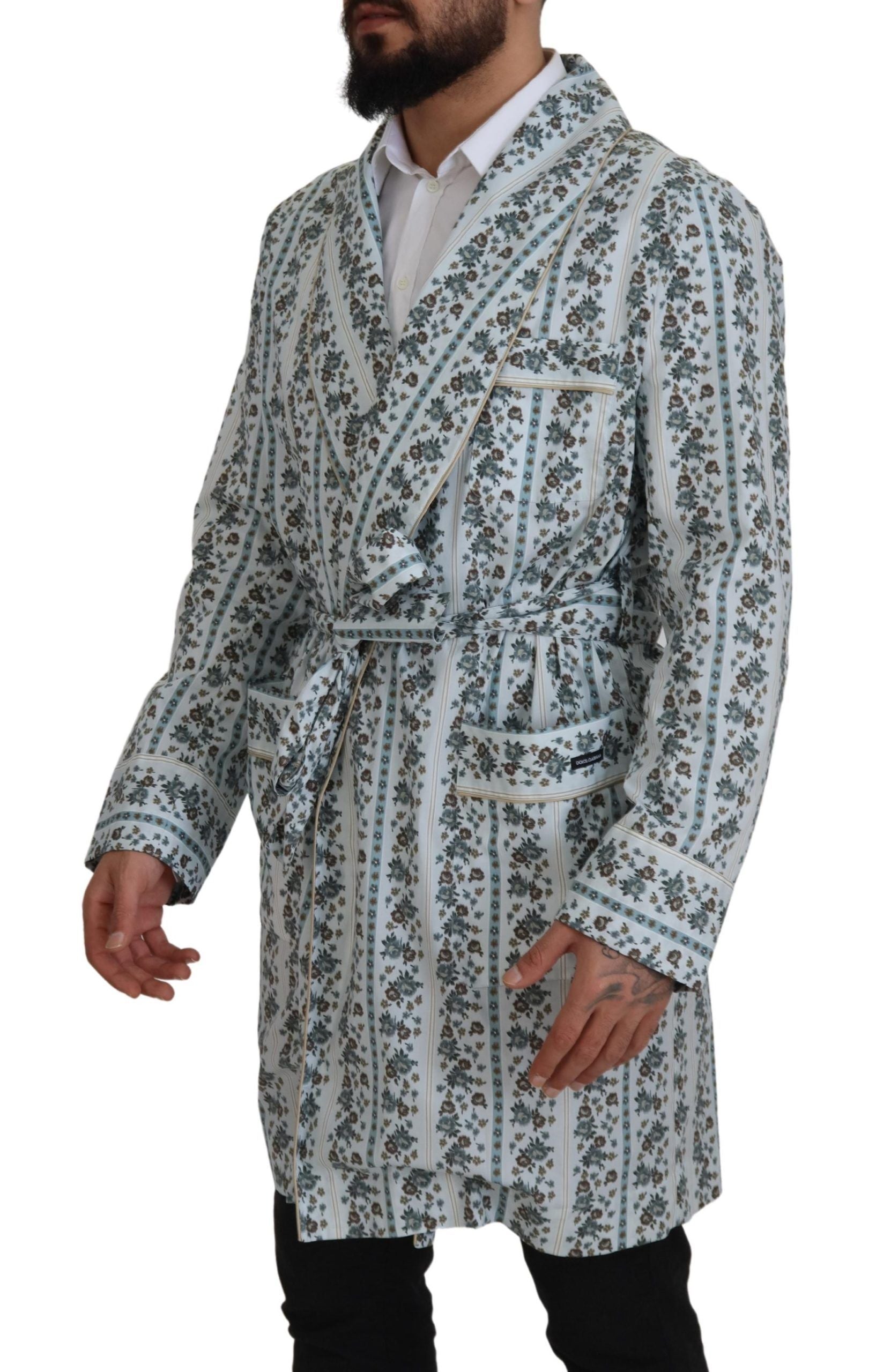 Dolce & Gabbana Jachetă elegantă din bumbac cu imprimeu floral