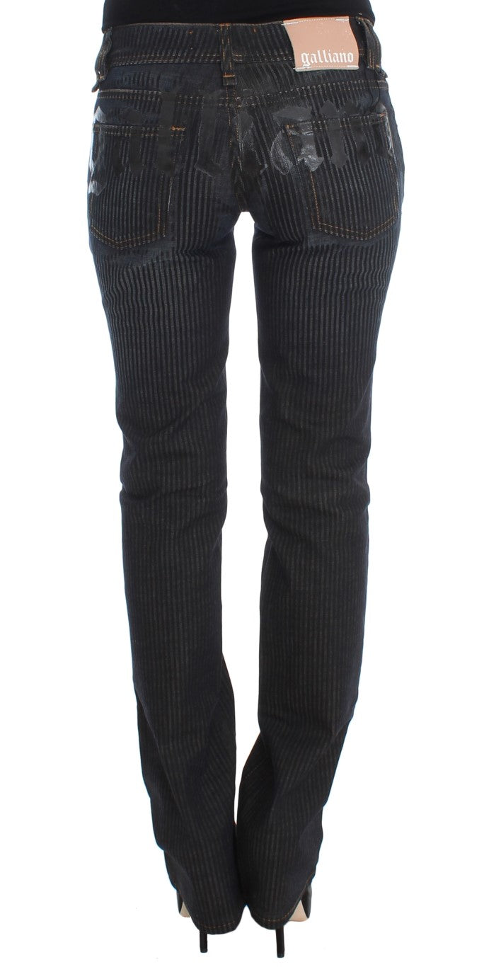 John Galliano Schicke Slim Fit Bootcut-Designerjeans