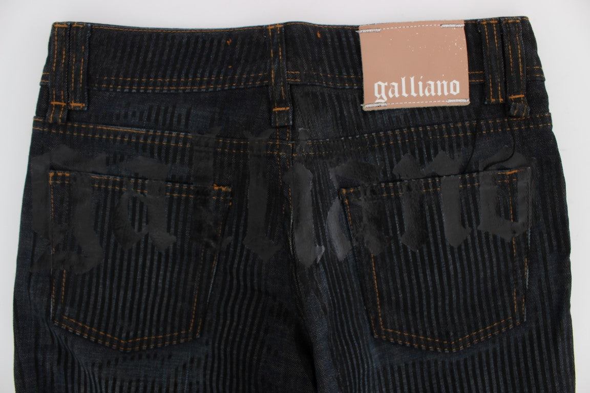 John Galliano Schicke Slim Fit Bootcut-Designerjeans