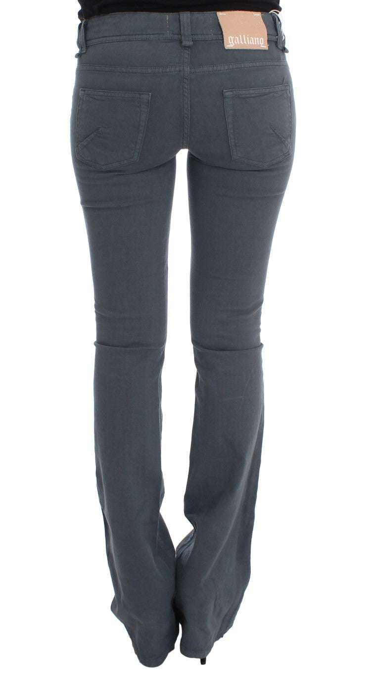 John Galliano Elegante Slim Fit Bootcut-Jeans