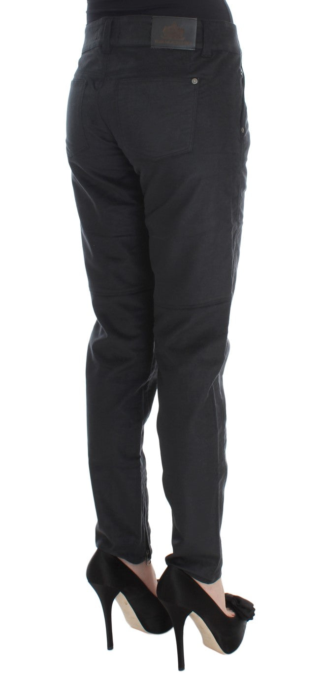 Ermanno Scervino Schicke schwarze Hose mit normaler Passform