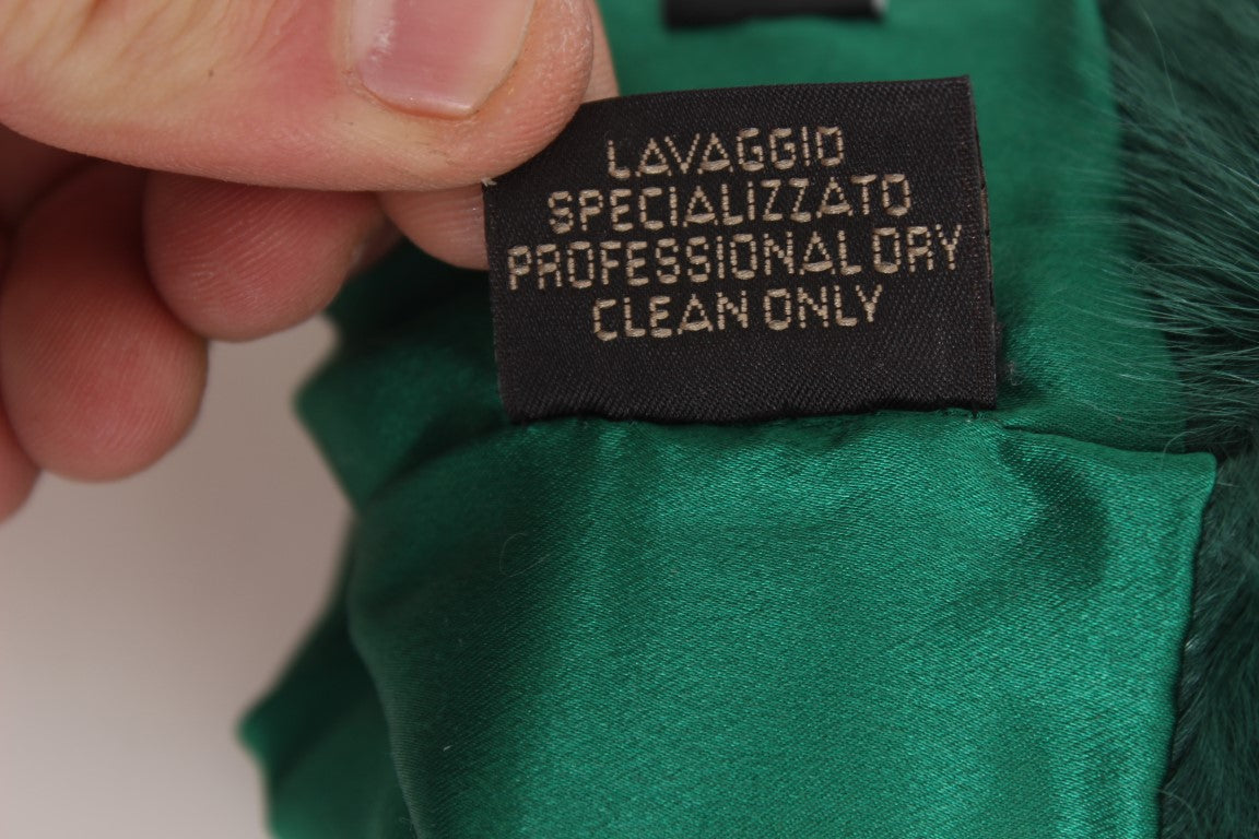 Dolce & Gabbana Elegante ellenbogenlange Lederhandschuhe