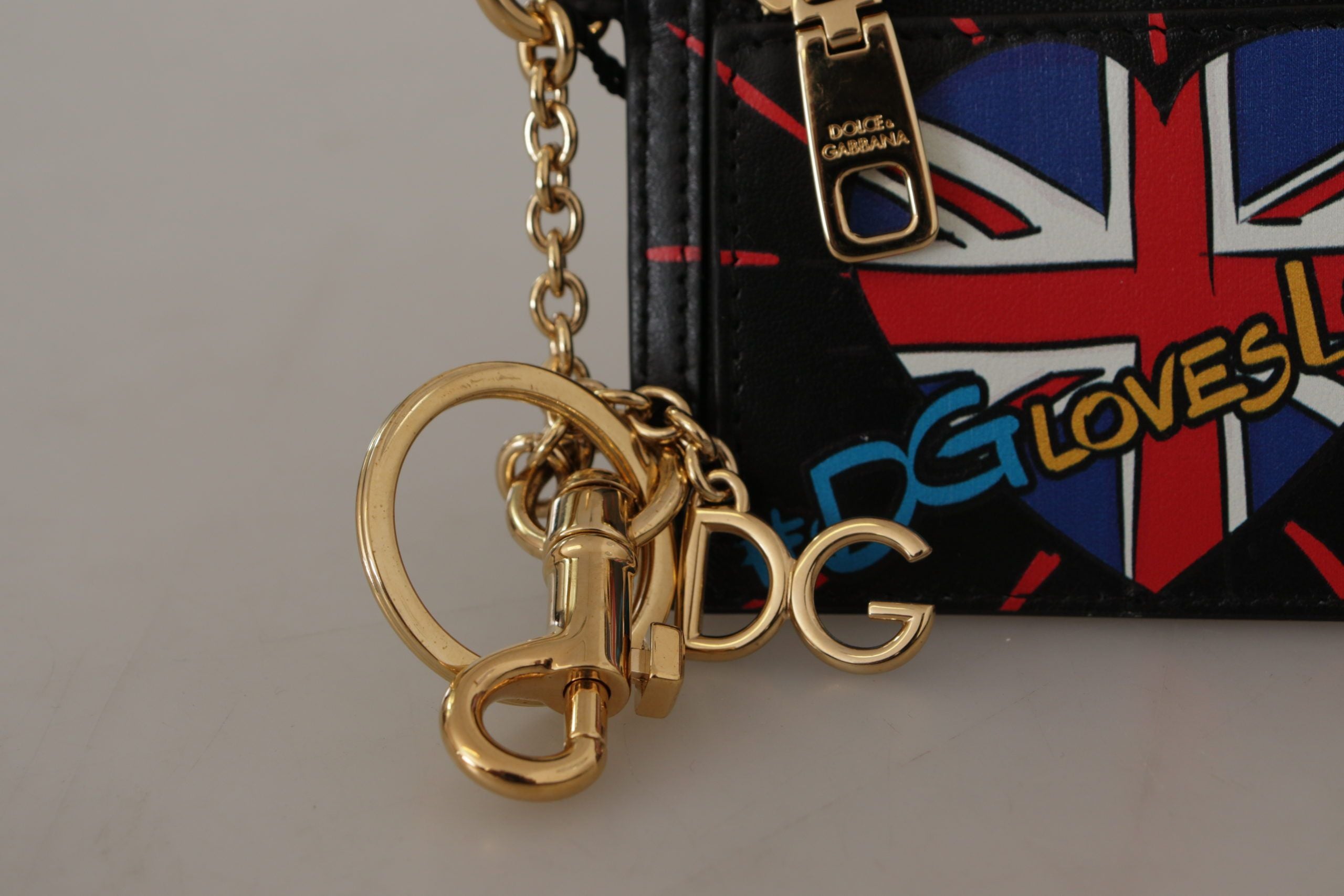 Portofel elegant din piele Dolce & Gabbana cu breloc