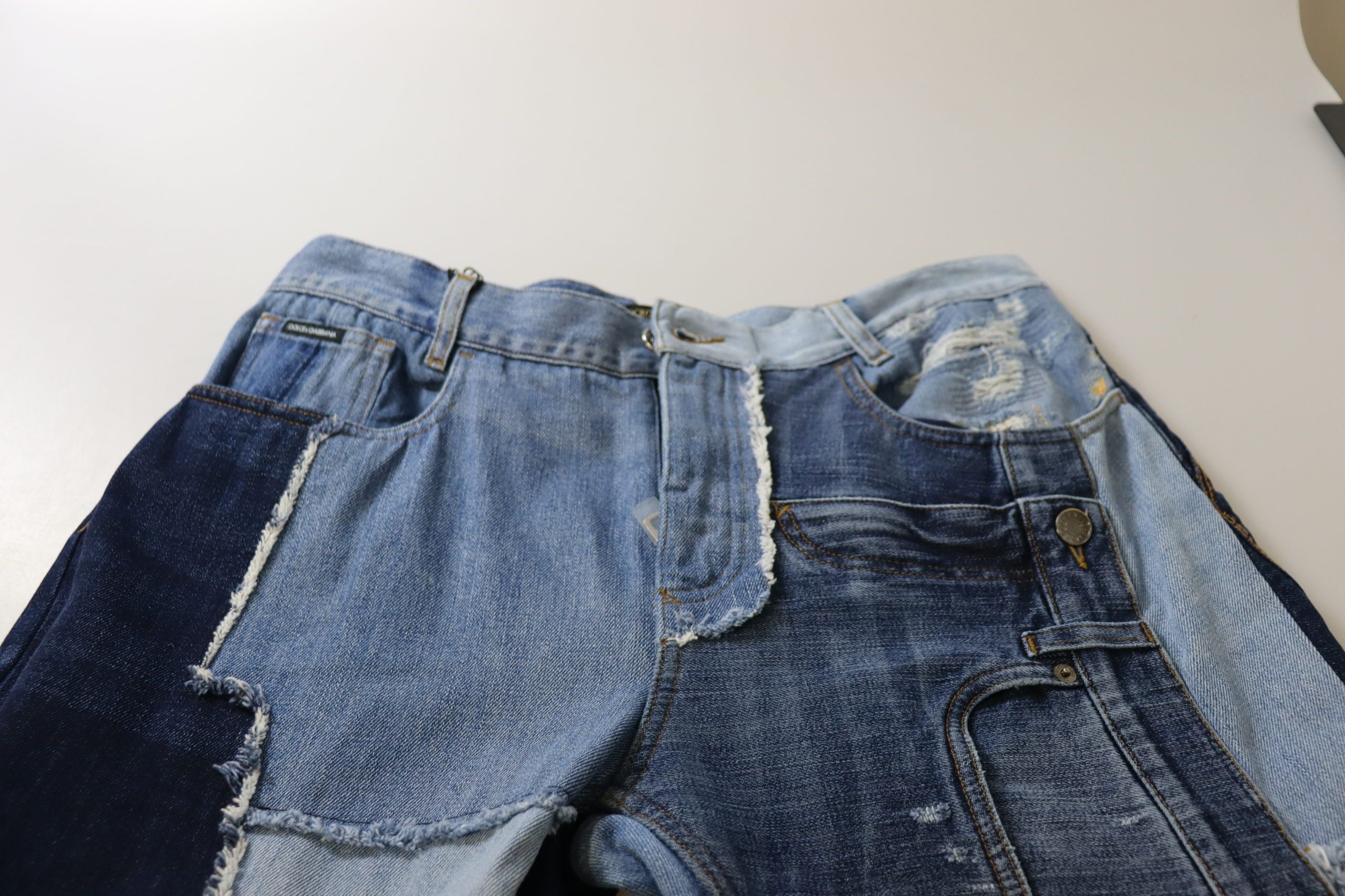 Dolce & Gabbana – Skinny Couture-Jeans mit hoher Taille