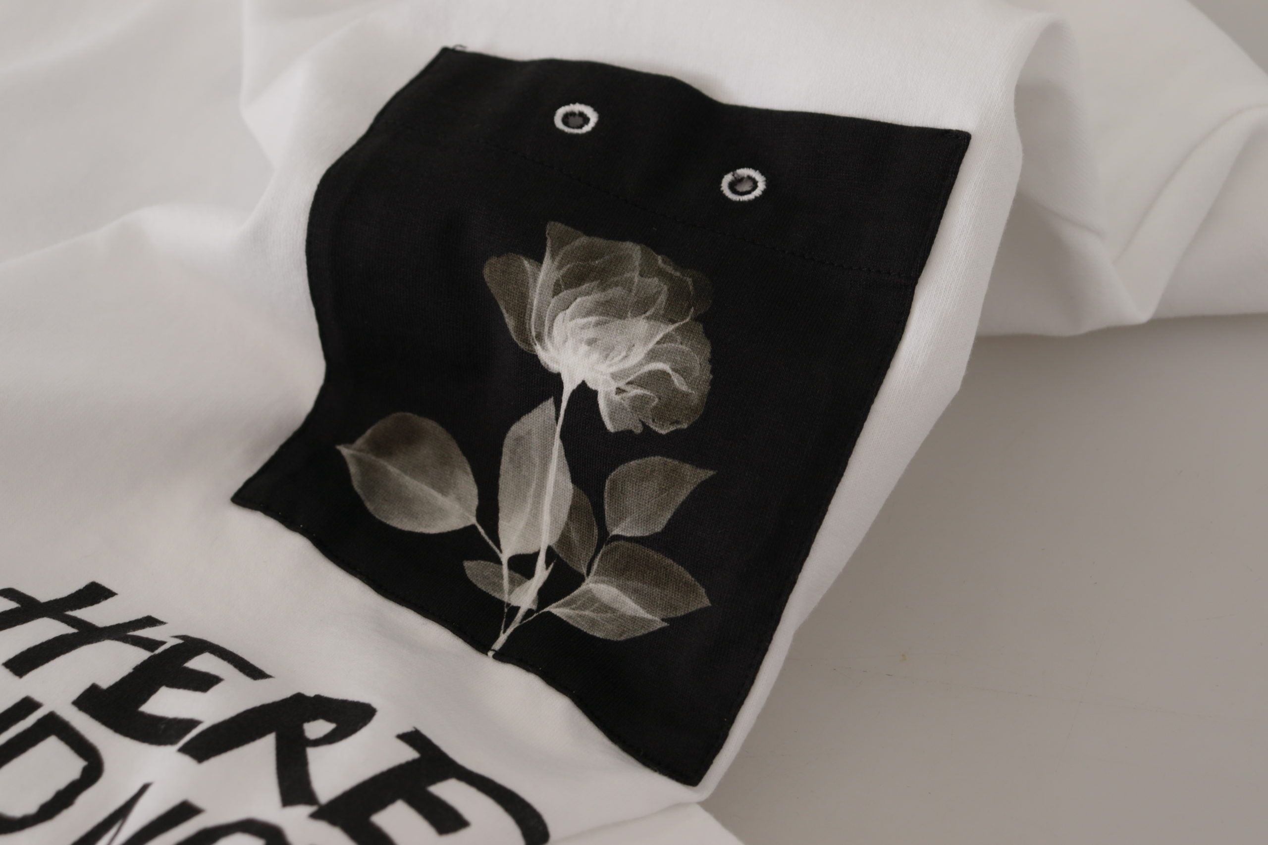 Dolce & Gabbana – Elegantes T-Shirt mit Rundhalsausschnitt und Slogan