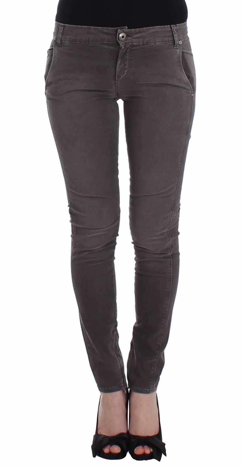 Ermanno Scervino Schicke graue Slim-Leg-Jeans – Eleganz trifft Komfort