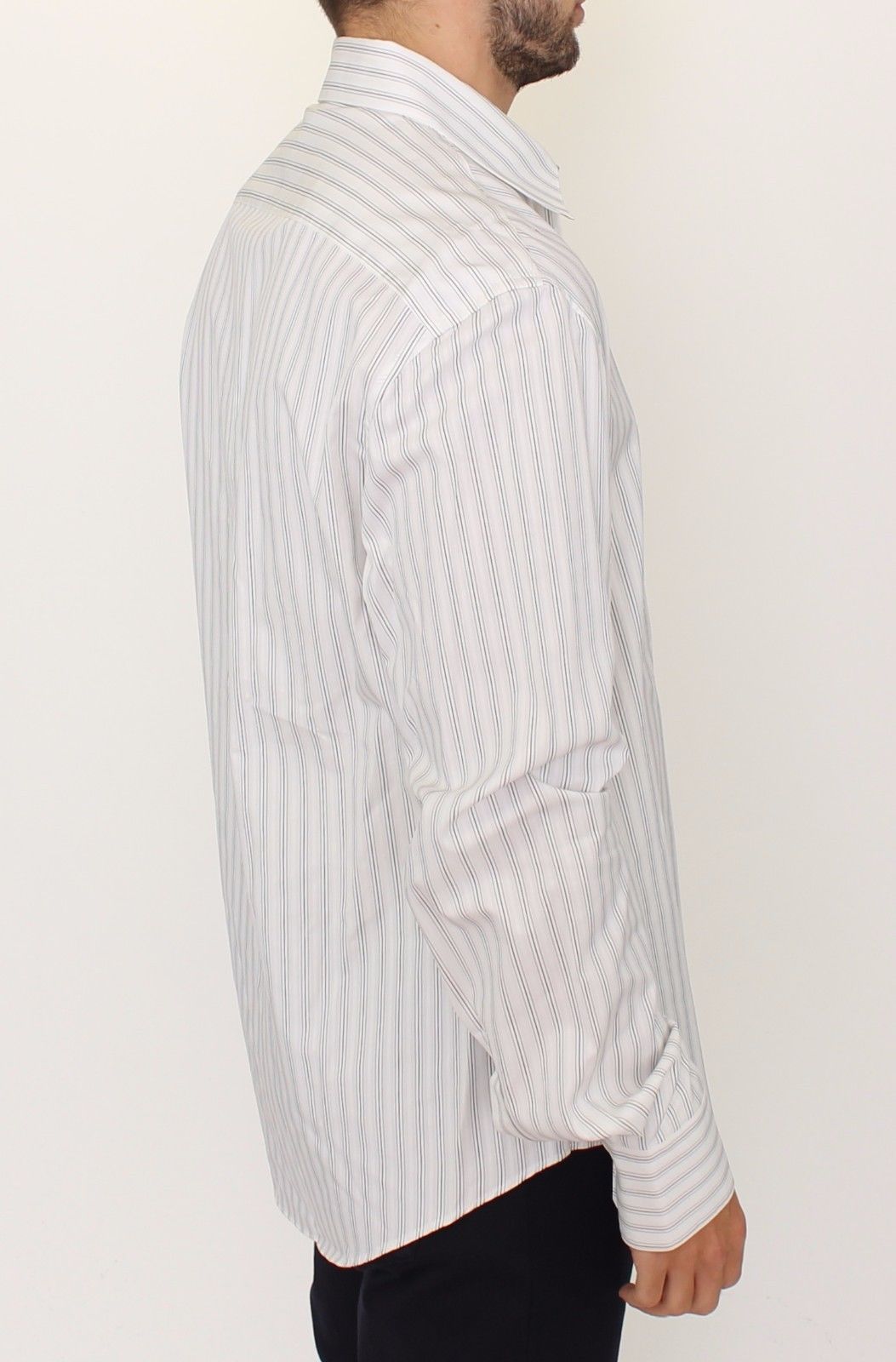 Ermanno Scervino Elegantes, gestreiftes Baumwoll-Freizeithemd