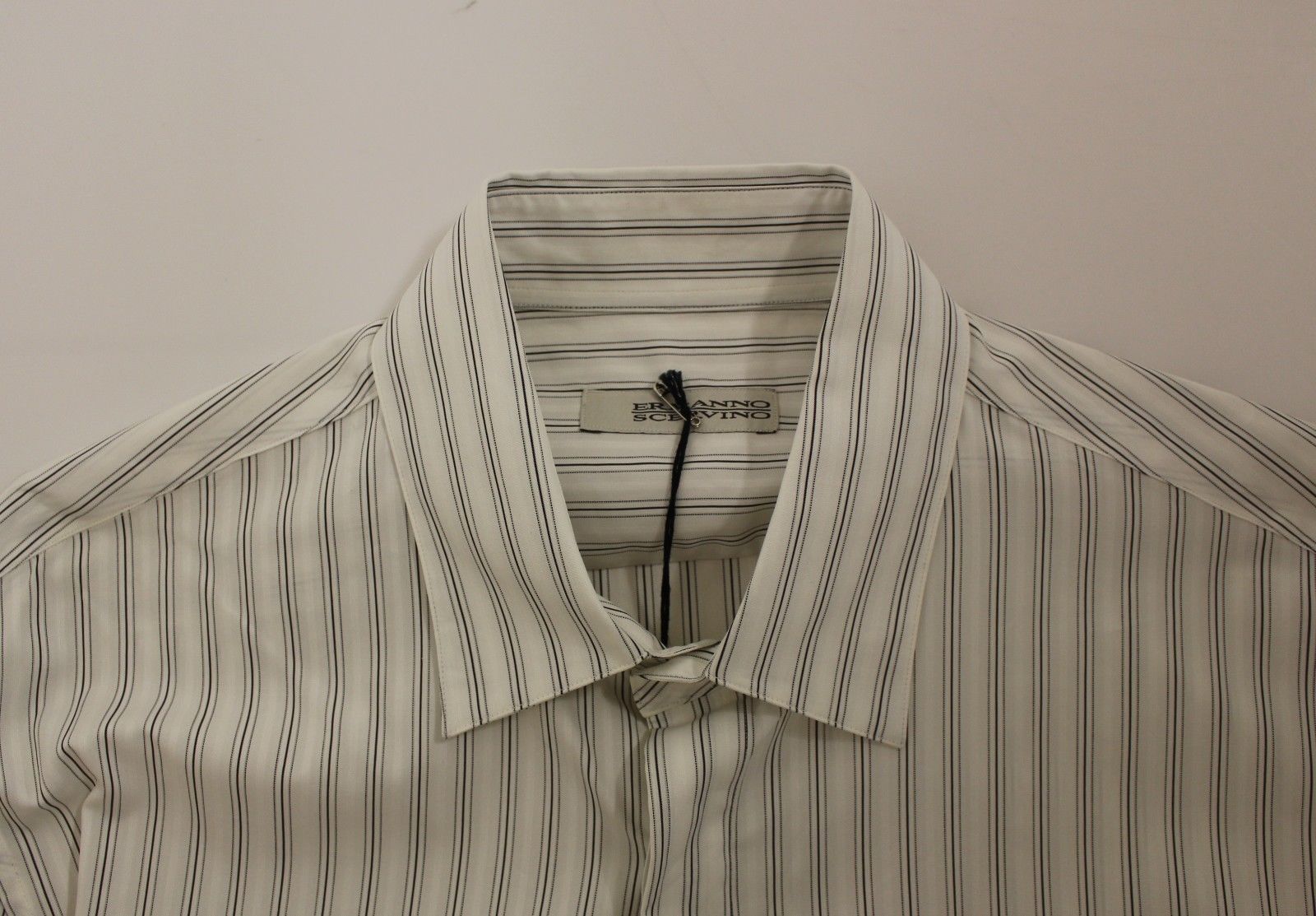 Ermanno Scervino Elegantes, gestreiftes Baumwoll-Freizeithemd