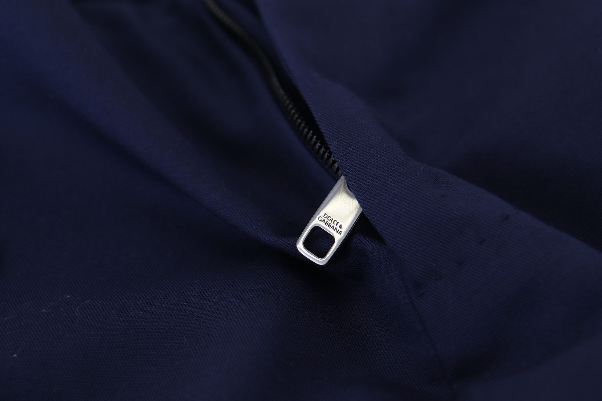 Dolce & Gabbana Elegante Slim Fit Anzughose in Blau