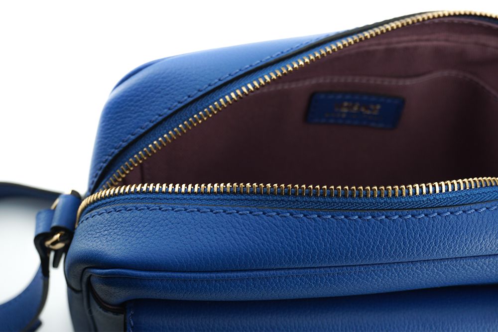Geantă Versace Elegant Blue din piele de vițel pentru cameră foto