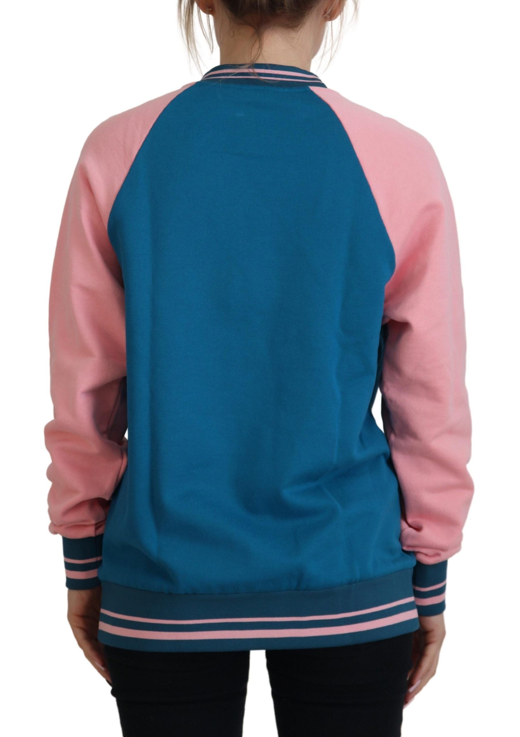 Dolce & Gabbana Paillettenpullover „Tropical Queen“ aus Baumwolle