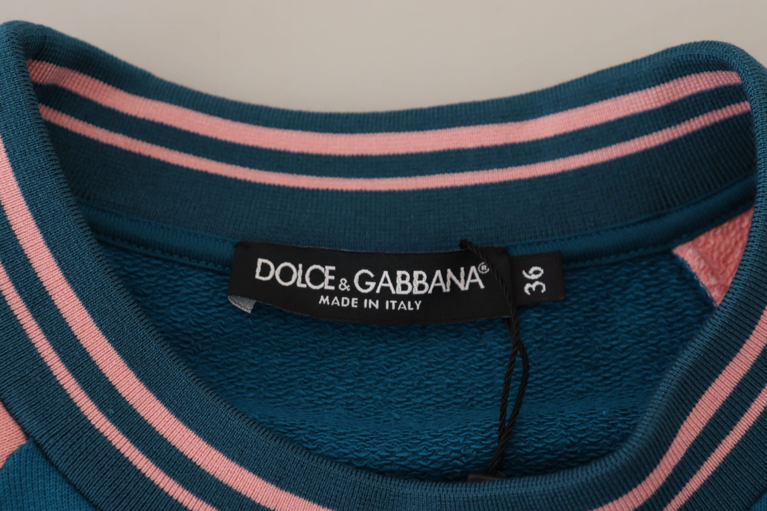 Dolce & Gabbana Paillettenpullover „Tropical Queen“ aus Baumwolle