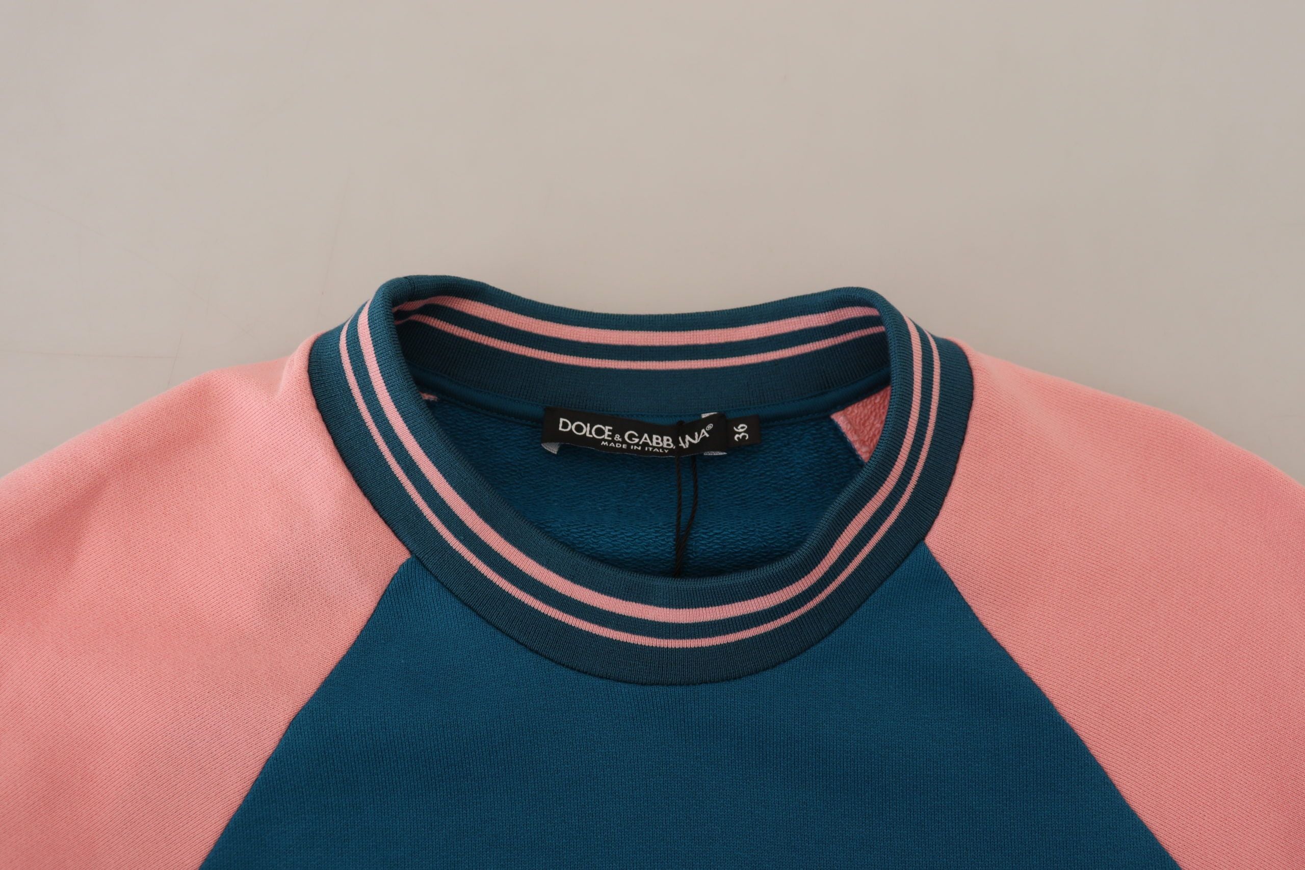 Dolce & Gabbana Paillettenpullover „Tropical Queen“ aus Baumwolle