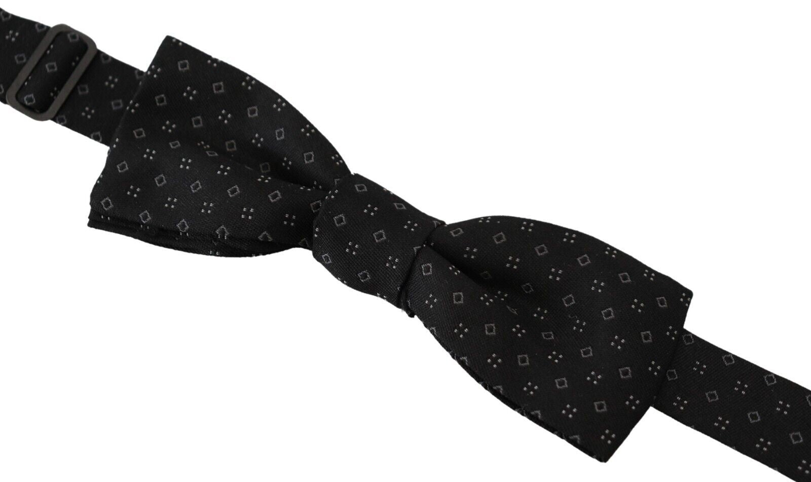Dolce & Gabbana – Elegante schwarze Seidenfliege für Herren