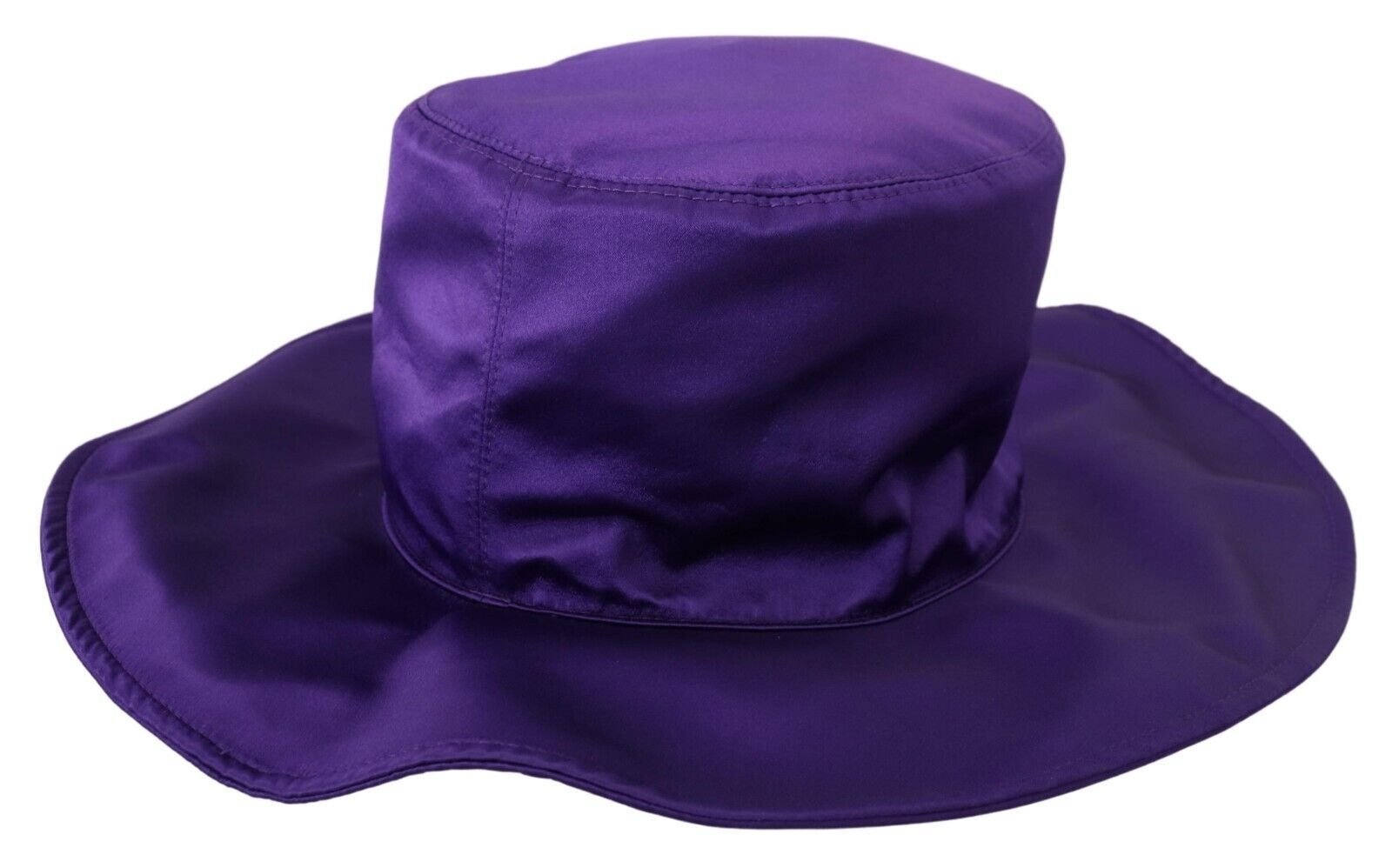 Pălărie elegantă de mătase violet Dolce & Gabbana