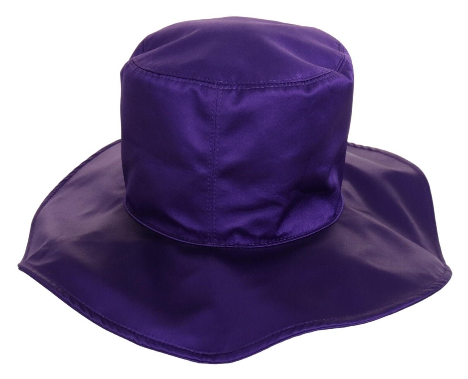 Pălărie elegantă de mătase violet Dolce & Gabbana
