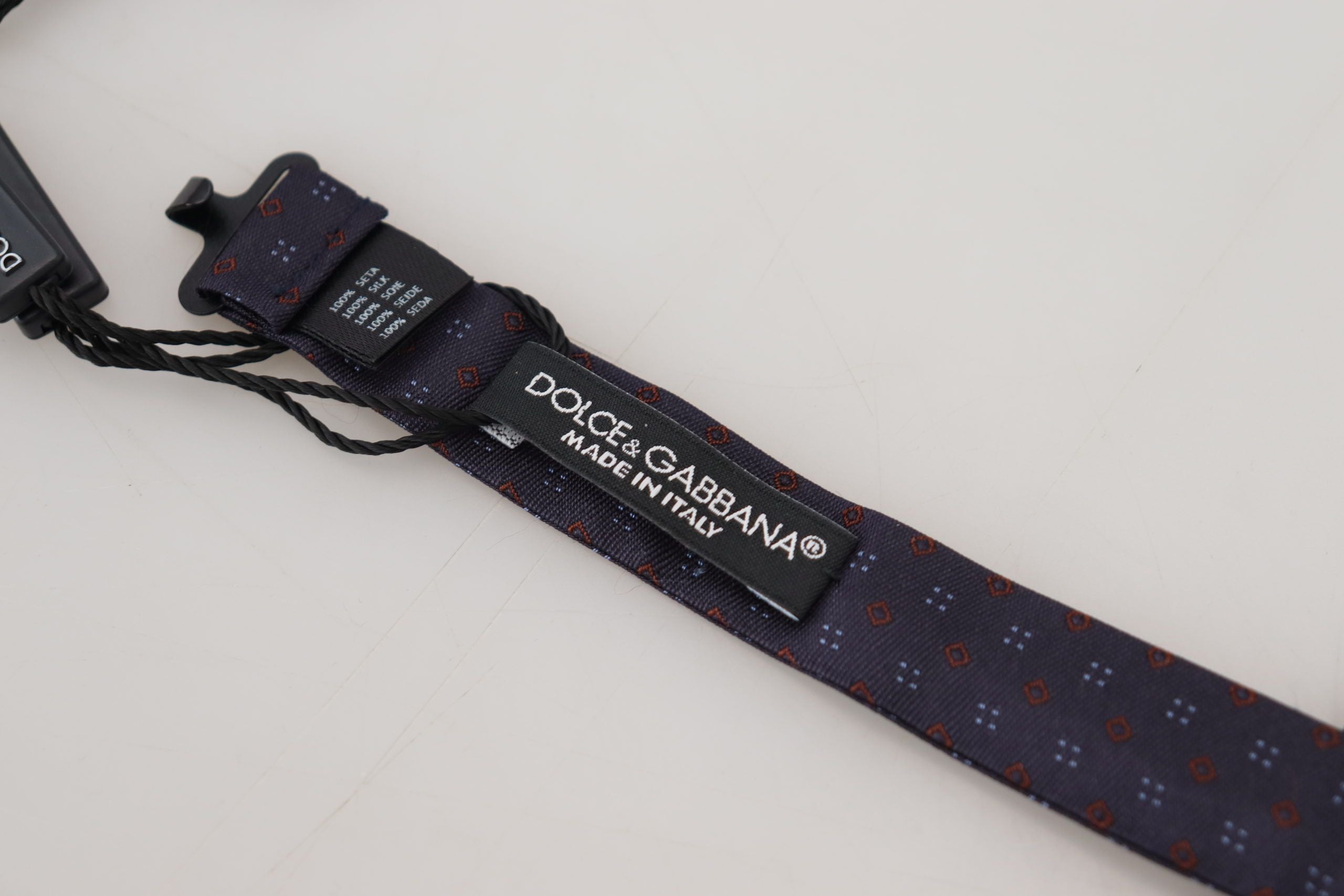 Papion elegant cu model din mătase Dolce & Gabbana