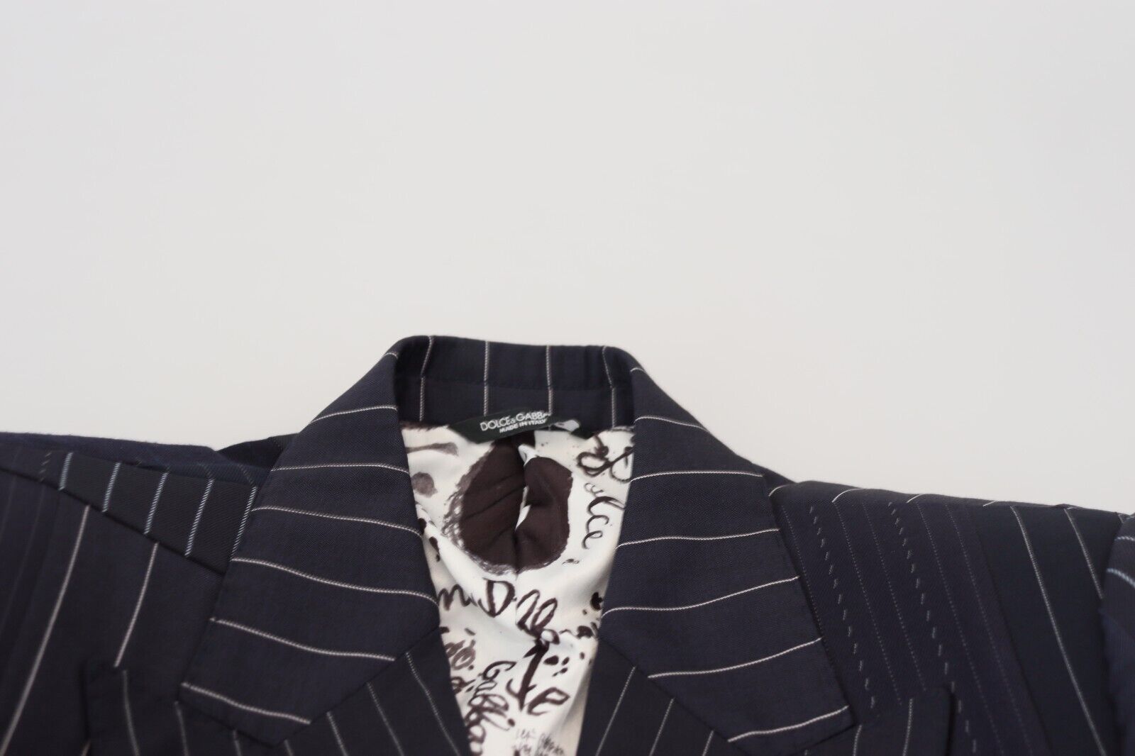 Dolce & Gabbana – Marineblauer, zweireihiger Slim-Fit-Blazer