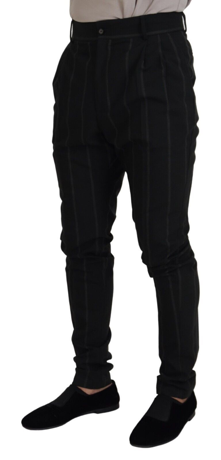 Dolce & Gabbana Elegante schwarze maßgeschneiderte Hose