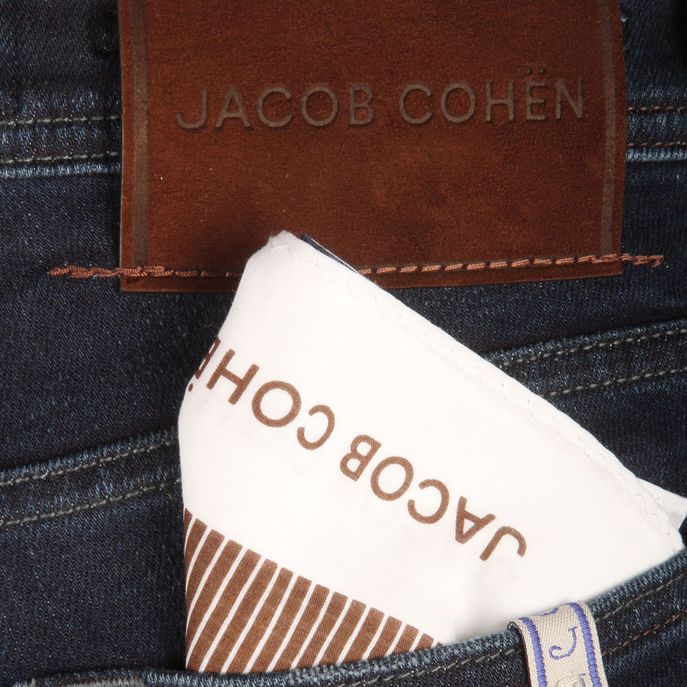 Jacob Cohen Herrenjeans aus blauer Baumwolle