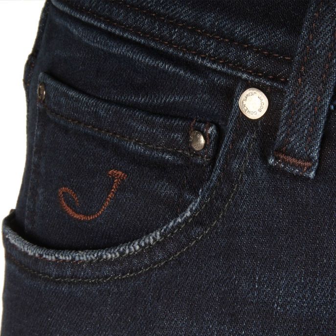 Jacob Cohen Herrenjeans aus blauer Baumwolle