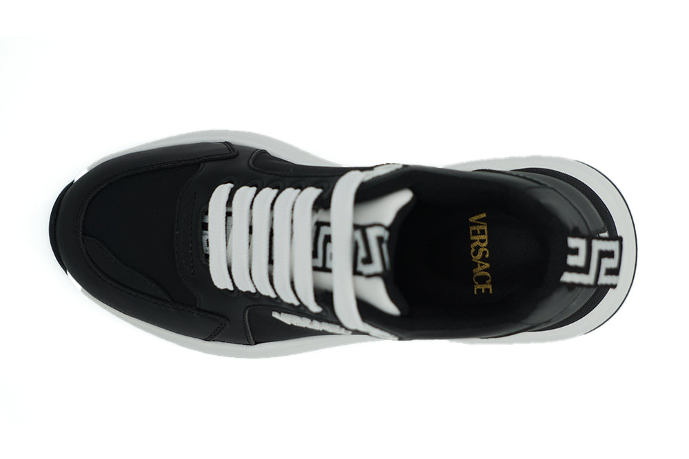 Teniși Versace Elegant Monochrome din piele