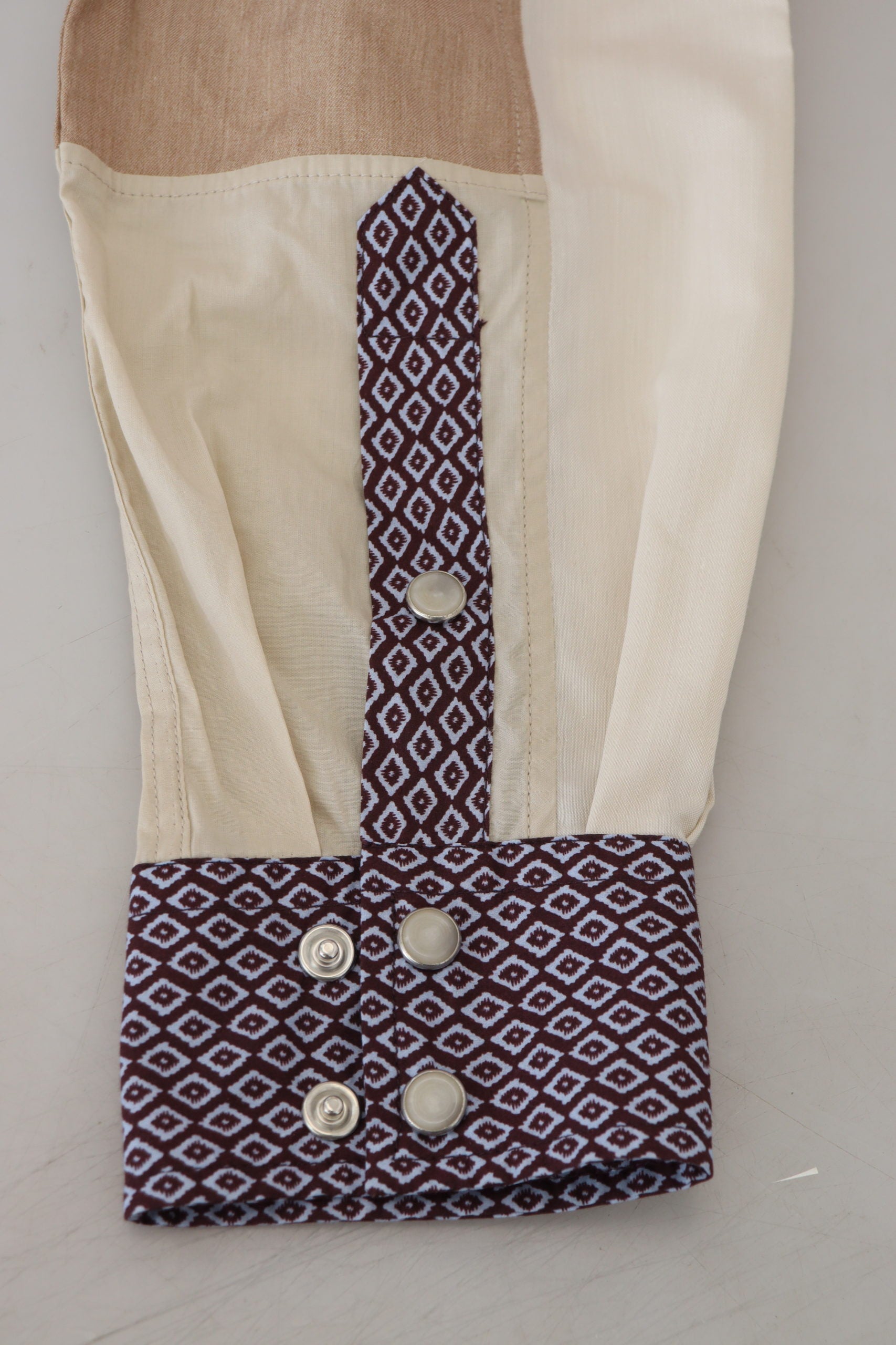 Dolce & Gabbana Elegantes mehrfarbiges Slim Fit Freizeithemd